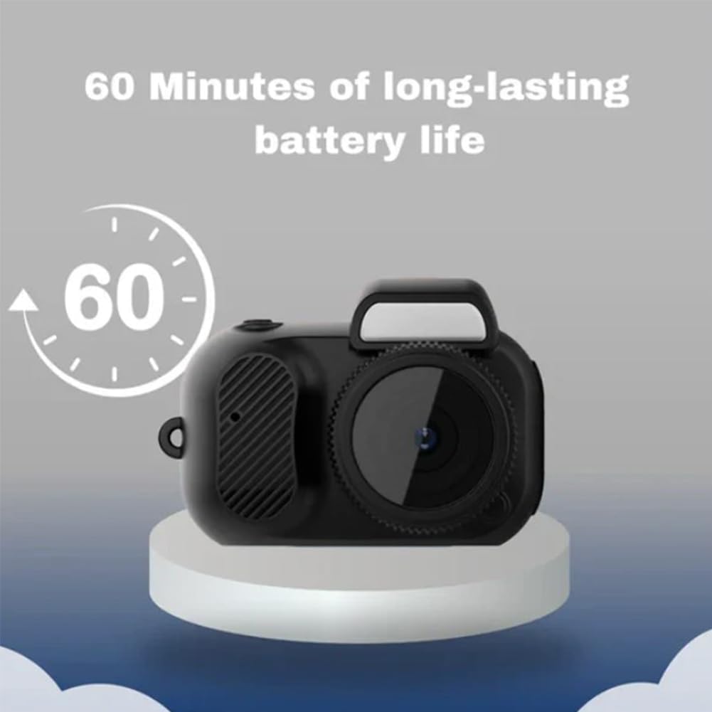 Keychain Camera, World's Smallest 1080P HD Mini Camera, Retro Portable Mini, 100 Mins Battery Life, for Students, Kids (32G)