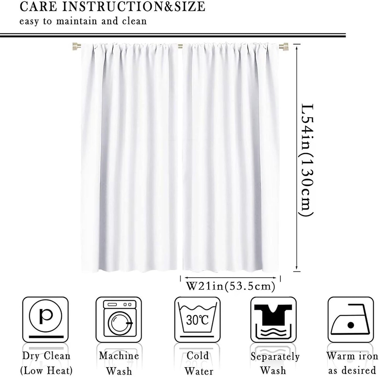 Kids Dinosaur Curtains for Boys Girls Bedroom Decor Cartoon Dino Colorful Cute Funny Wildlife Animal Printed Blackout Rod Pocket Window Drapes for Baby Nursery Playroom Living Room W21xL54in 2 Panels