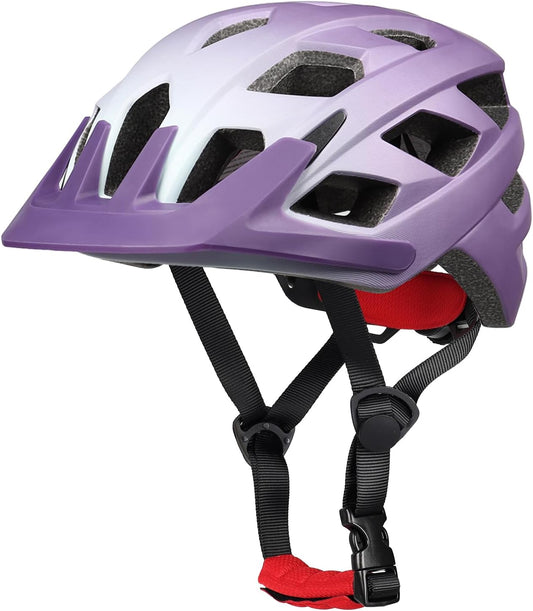 Kids Bike Helmet, 2 Size Adjustable for Youth Toddler Boys & Girls 3-5-8-10-12-14 Years, Child Helmets with Visor for Skating Cycling Scooter