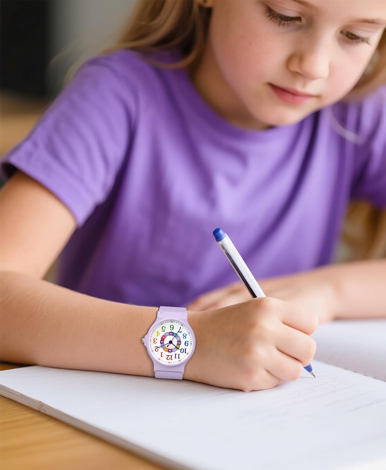 Kids Analog Watch Boys Girls, 30M Waterproof, Sports Watch for Boys, Easy to Read Children's Thin Dial Wrist Watches with Soft Band, for Ages 5-15 Kids Great Birthday Gifts Christmas Day