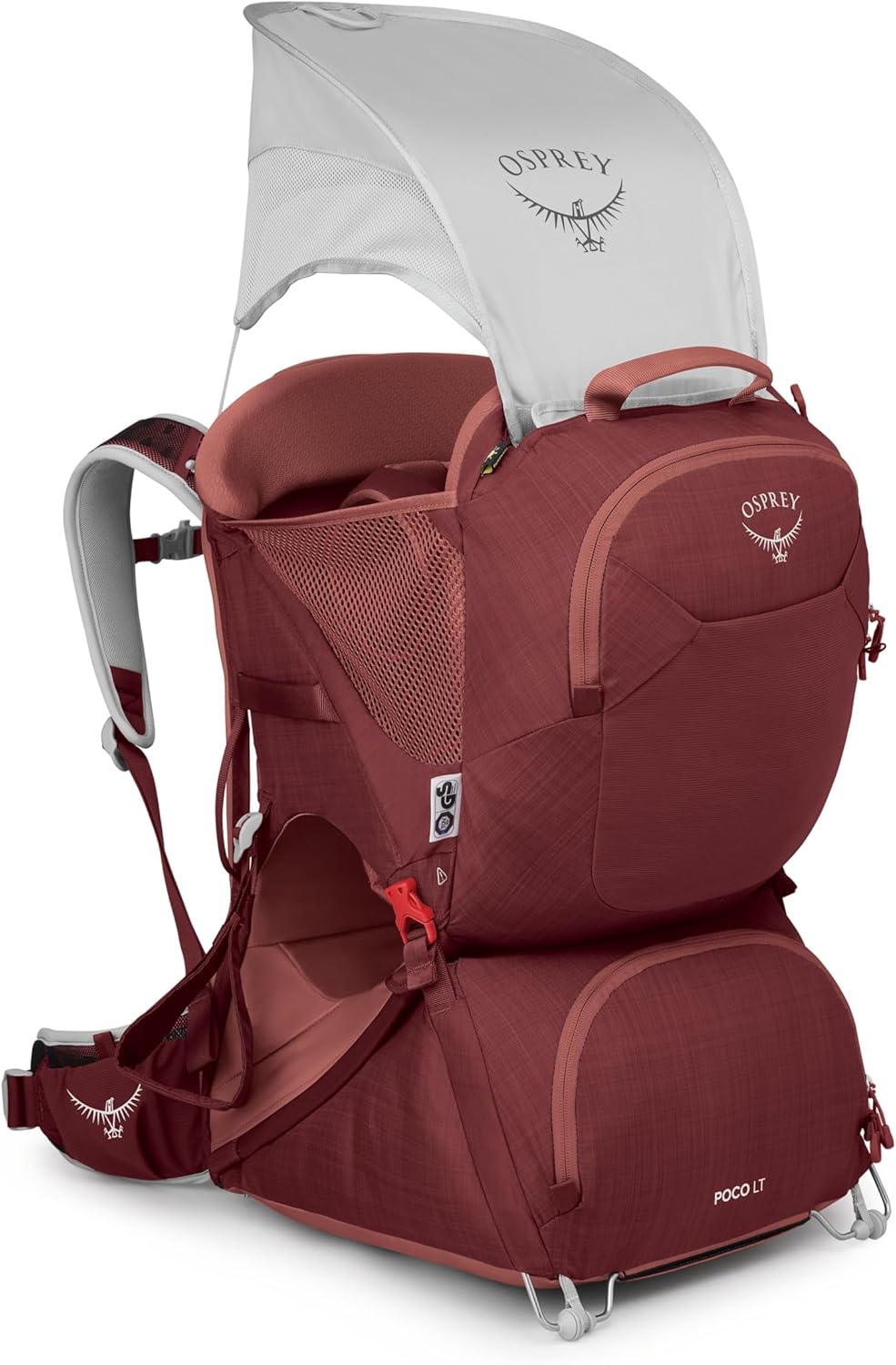 Osprey Poco LT Lightweight Child Carrier Backpack - Compact, Travel-Ready Kid Carrier with Sunshade and Adjustable Fit - Lightweight, Comfortable Hiking Carrier for Toddlers