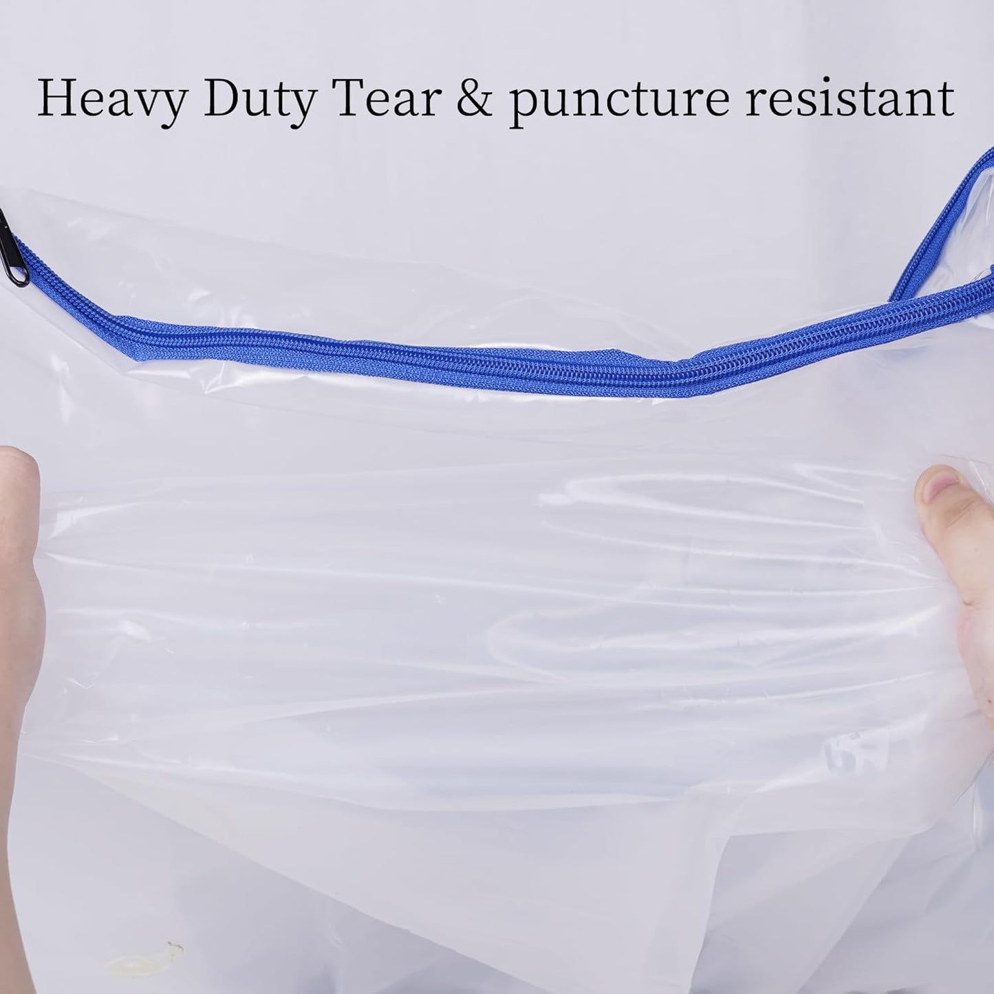 2 Pack Twin Mattress Bags for Moving and Storage-5 Mil Zipper Plastic Waterproof Mattress Storage Bags