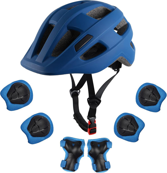 Kids Bike Helmet for Ages 1-8 Years, Adjustable Toddler Boys and Girls Helmets, Lightweight Child Infant Bicycle Cycling Scooter Sports Helmet 48-54cm