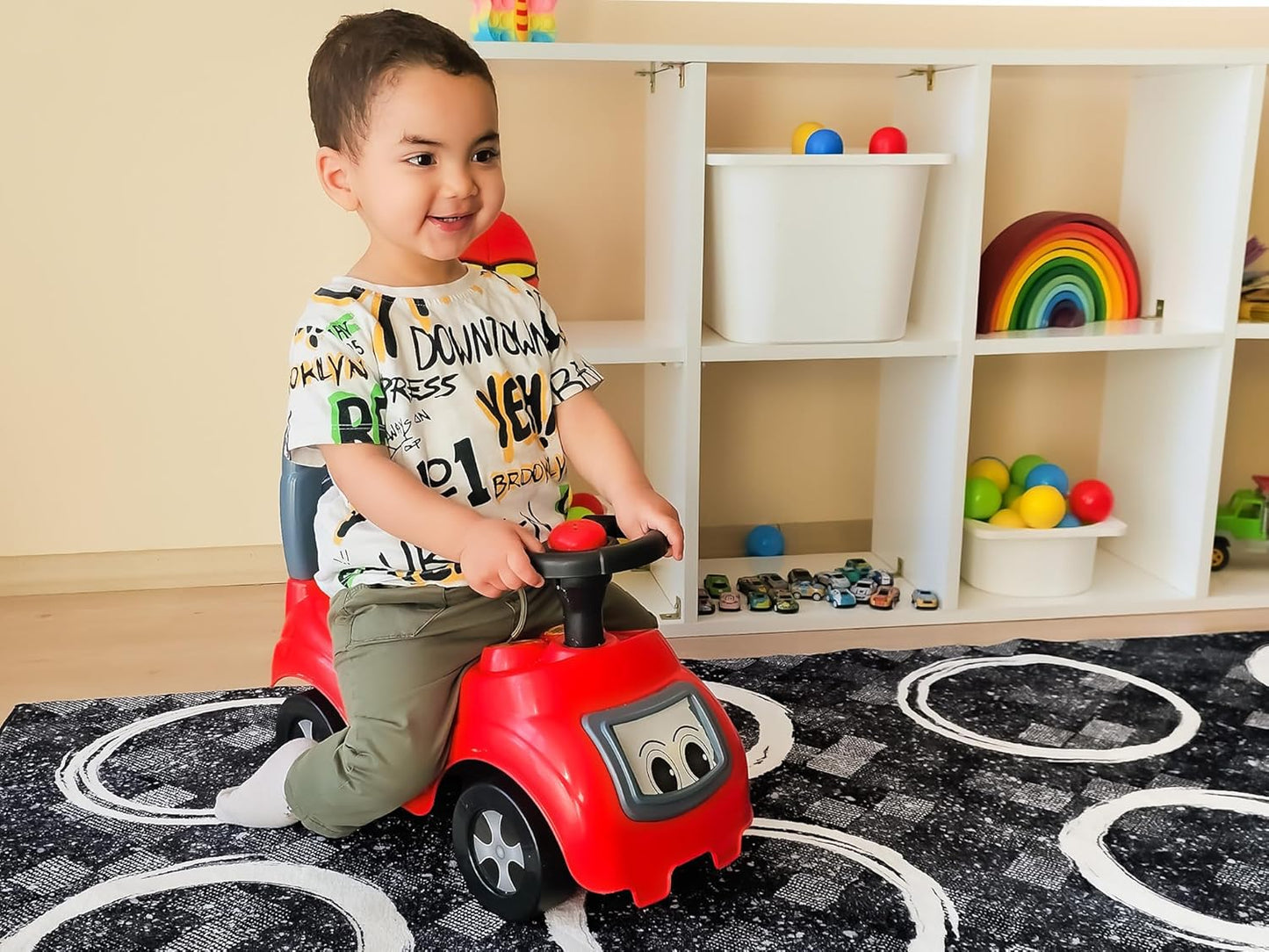 OLEEK Large Classroom Rug Elementary 6x9 - Classroom Rugs for Kids Room - Classroom Carpet Elementary - Kids playroom Rug 6 x 9 - Preschool Rugs for Classroom - Schoolgirl Style Classroom Decor