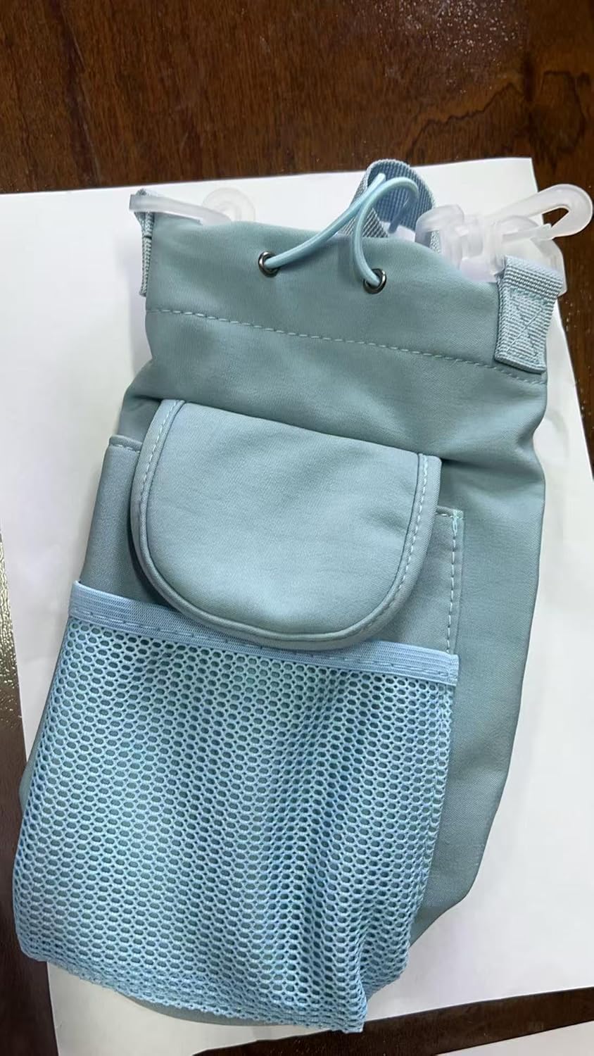 RRegeny【NEW STYLE Water Bottle Holder Crossbody Bag with Shoulder Strap, Leakproof Water Bottle Carrier for Hydro Flask16-40oz, Hands-Free Fitness Bag with Zipper Pockets for Hiking Travel Gym