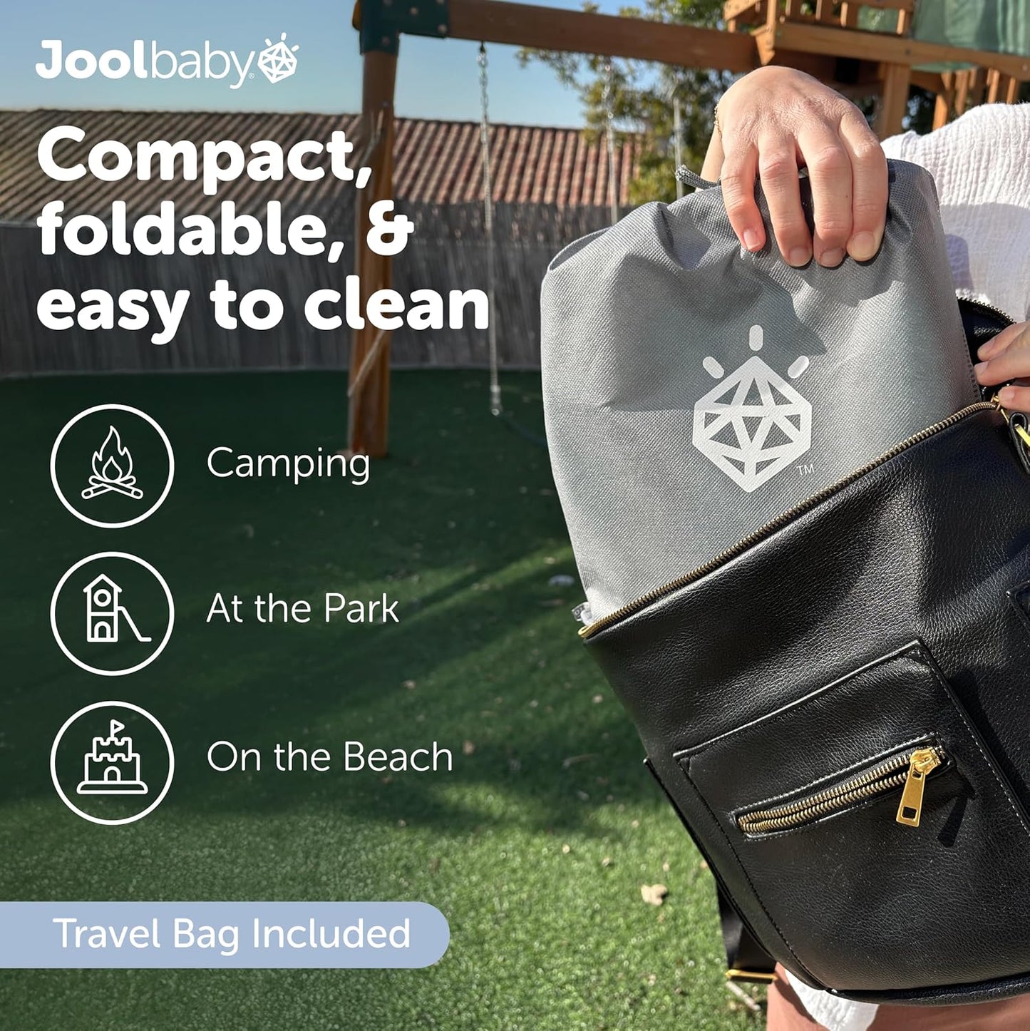 Jool Baby Portable Potty Training Chair with Travel Bag and 30 Liners, Foldable, Indoor/Outdoor Use, Camping (Pink)