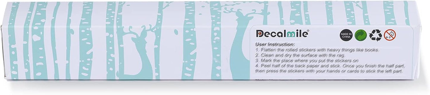 decalmile Rainbow Animal Wall Decals Hot Air Balloon Animals Bear Clouds Wall Stickers Baby Nursery Kids Bedroom Living Room Wall Decor