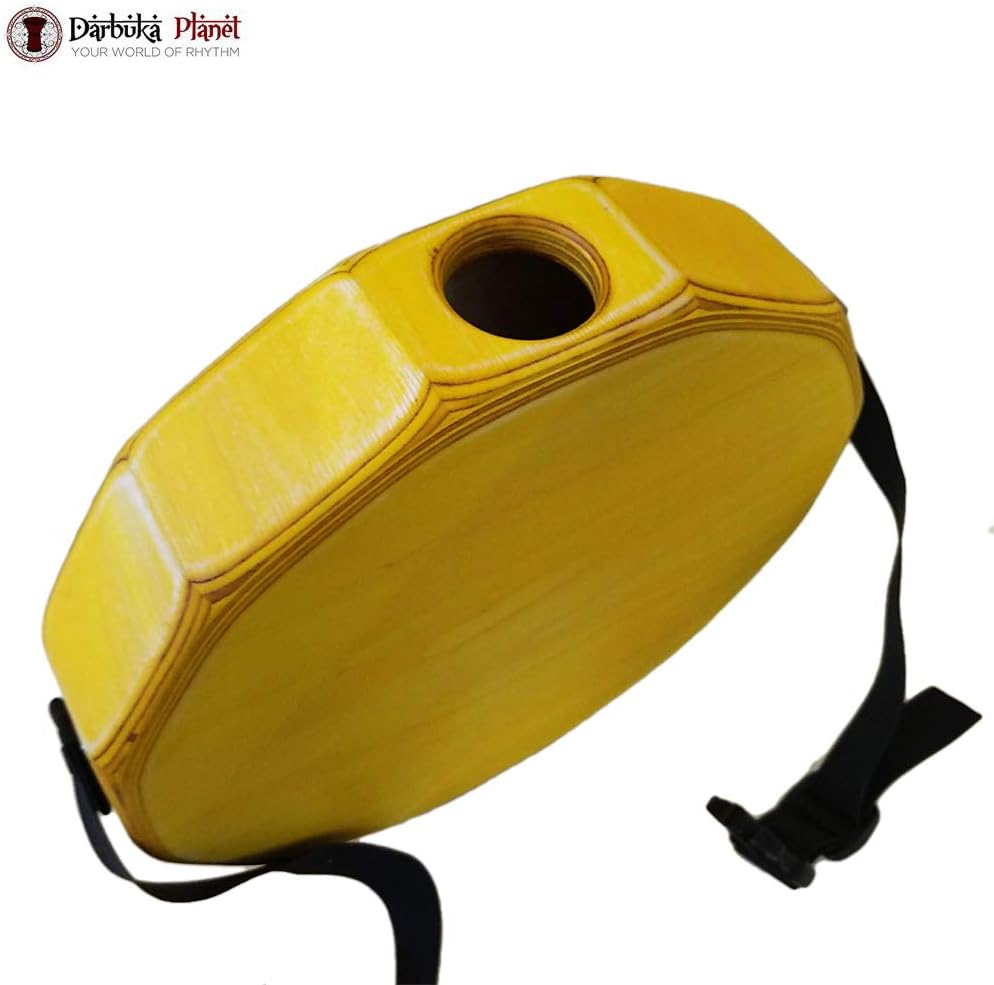 KTÄK -The First Handcrafted, Hand Drum Percussion, Two-Sound Cajón Body Snare, Portable Cajon by Kandu (orange)