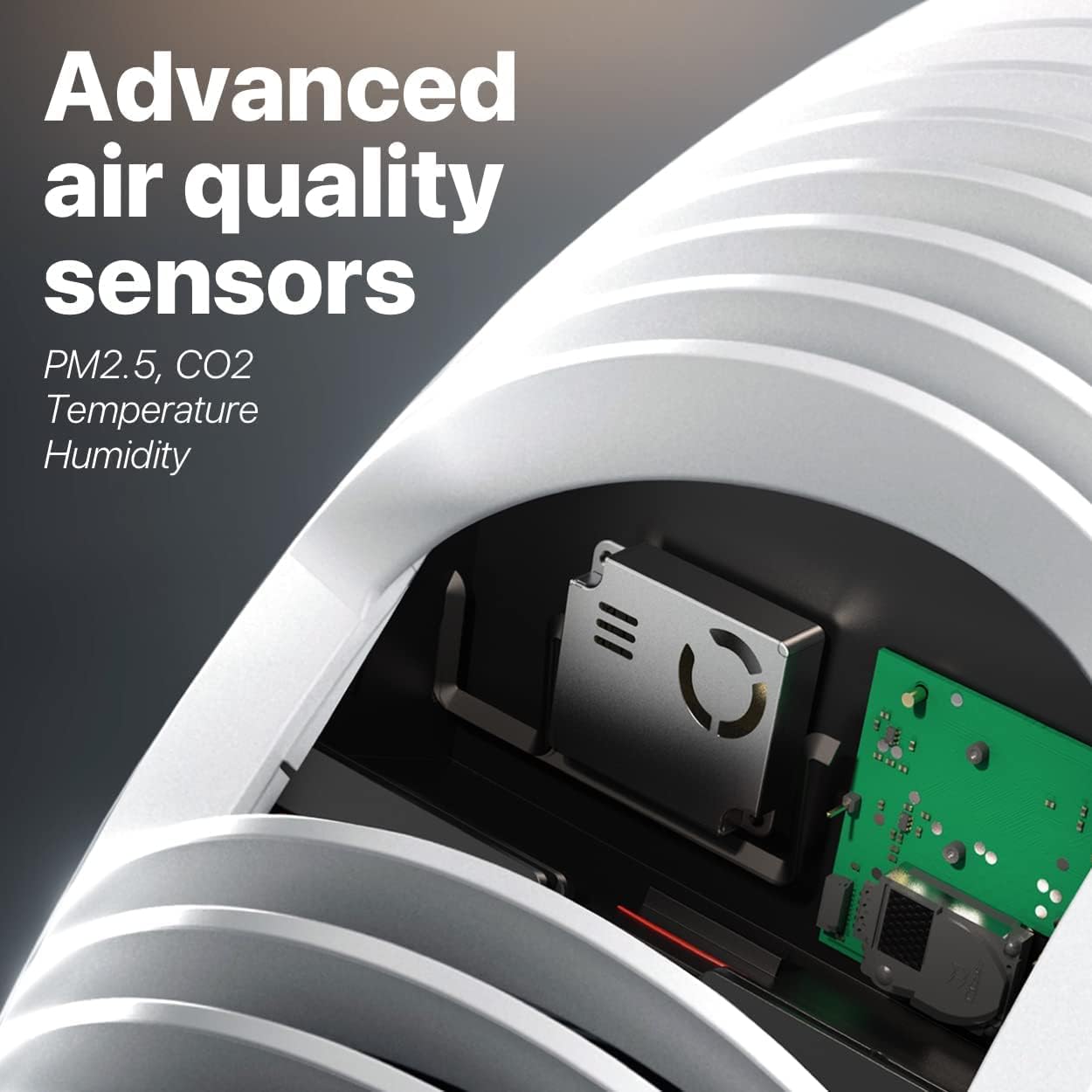 IQAir Atem X Smart Air Purifier for Large Room up to 1650 sq. ft., WiFi App Control, HyperHEPA Filters Wildfire Smoke, Viruses, Bacteria, Allergies, Asthma Triggers, Mold, Made in Germany