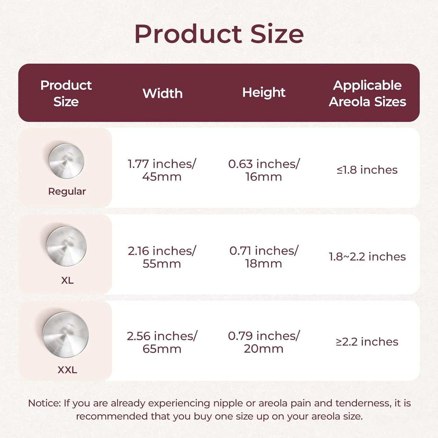 Momcozy 999 Silver Nursing Cups Original Perforated Breathable Design, 999 Silver Nipple Cover for Breastfeeding Essential,Nipple Shield for Nursing Newborn, Metal Nipple Shields, Regular Size