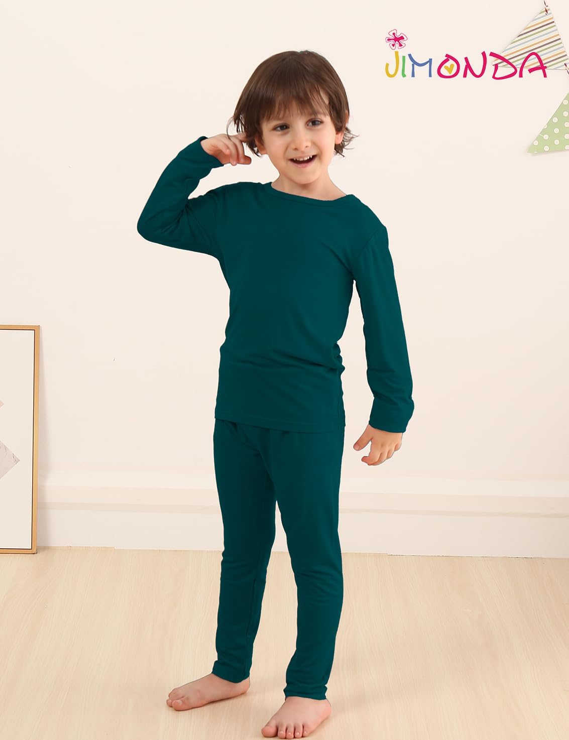 Jimonda Baby Boys Girls Pajama Sets Toddler Sleepwear Cool Jammies 2pcs Viscose from Bamboo PJs 18M-8Y