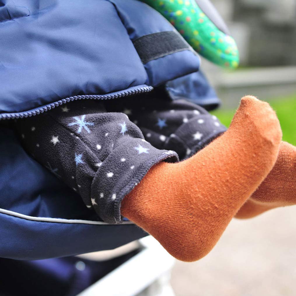 Anti-Kick Winter Waterproof Extendable Baby Bunting Bag Adaptable for Most Strollers Travel Gear Toddler Universal Stroller Footmuff 6-36Months Baby