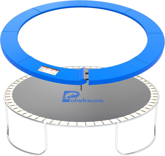 Trampoline Pad 10ft 12ft 14ft 15ft 16ft Trampoline Replacement Safety Pad, Waterproof and Tear-Resistant Safety Spring Cover Round Frame Pad, Trampoline Pad Replacement