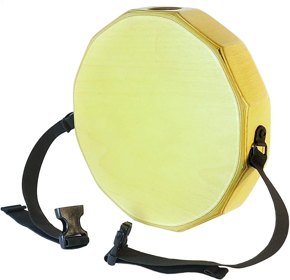 KTÄK -The First Handcrafted, Hand Drum Percussion, Two-Sound Cajón Body Snare, Portable Cajon by Kandu (Sahara Yellow)