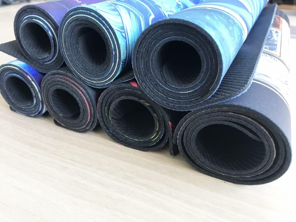 New Mlikemat Playmat Lava Golem Yami Marik TCG CCG OCG Trading Card Game Mat with Zones + Free Bag (ZD039-434-A)