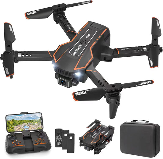 AVIALOGIC Mini Drone with Camera for Kids, Remote Control Helicopter Toys Gifts for Boys Girls, FPV RC Quadcopter with 1080P Live Video Camera, Gravity Control, 3 Batteries, Carrying Bag