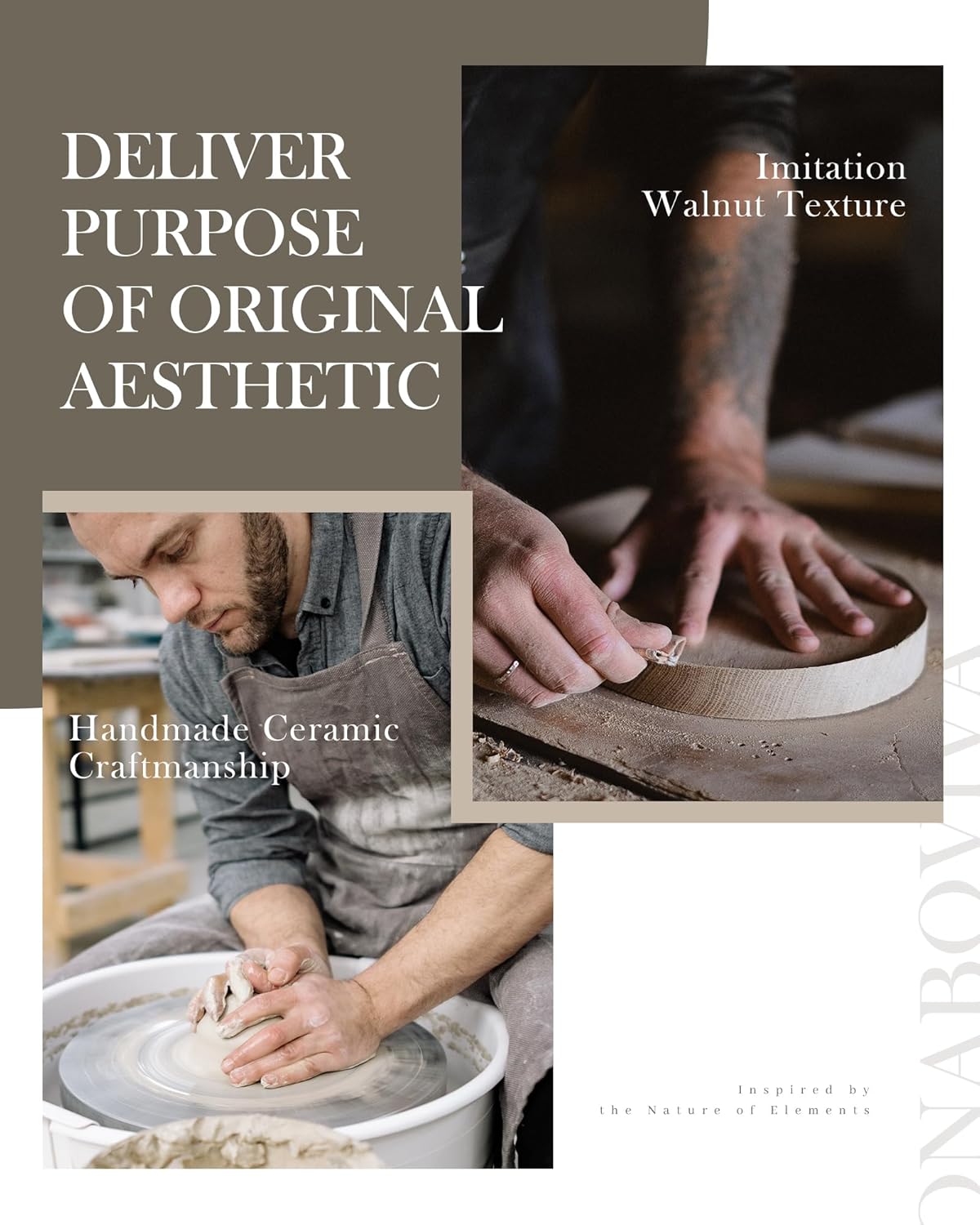 Essential Oil Diffuser, Aesthetic Ceramic Diffusers for Essential Oils,Ultrasonic 280ml Aroma Fragrance Diffuser with Cool Mist Humidifier Deffuser for Home,Office,Yoga,Bathroom,Modern Commercial