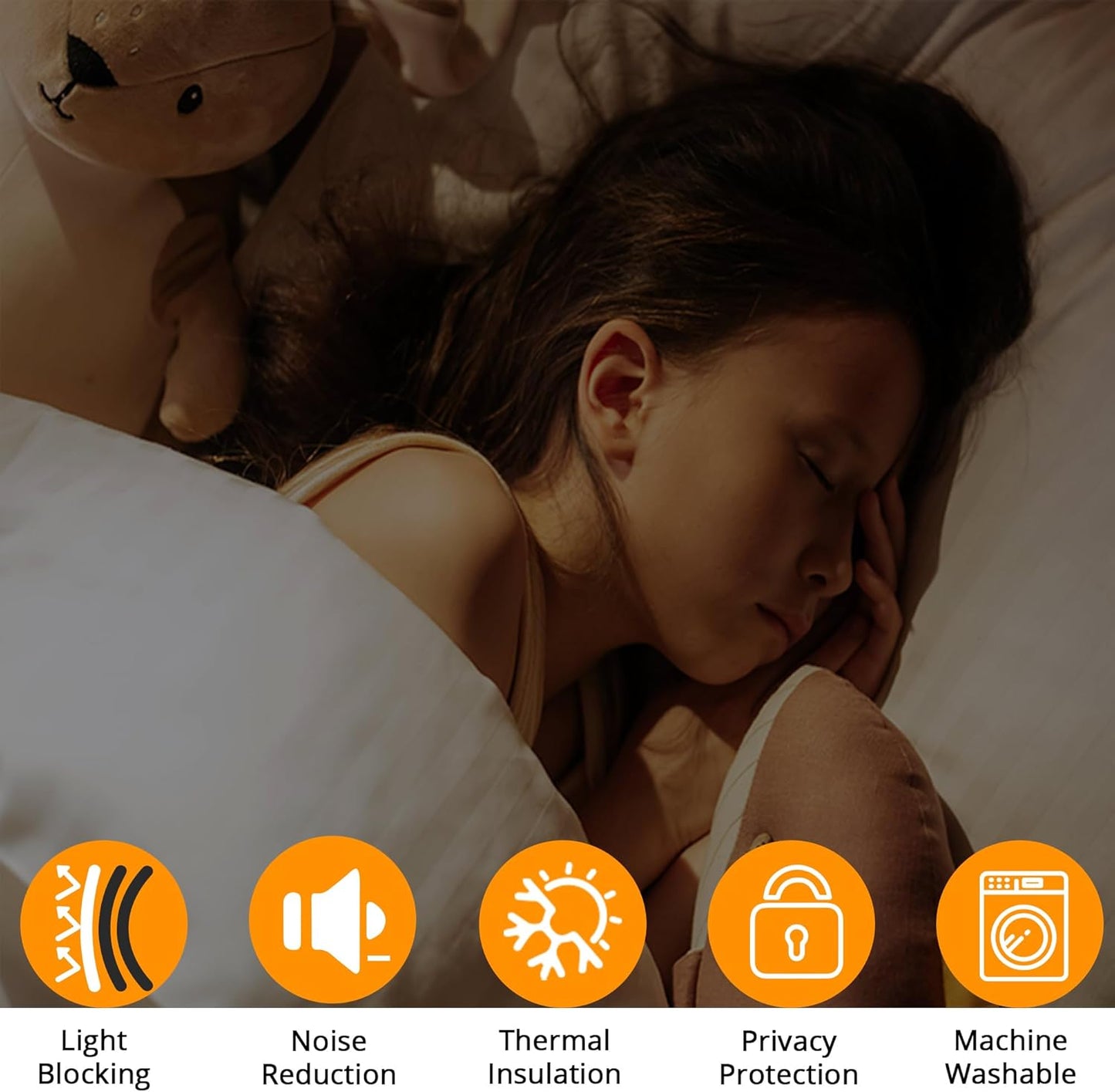 Kids Space Planet Blackout Curtains - 100% Blackout, Thermal Insulated, Noise Reducing, Perfect for Kids Room and Nursery, 2 Panels (Space-is-Great, W52×L84)