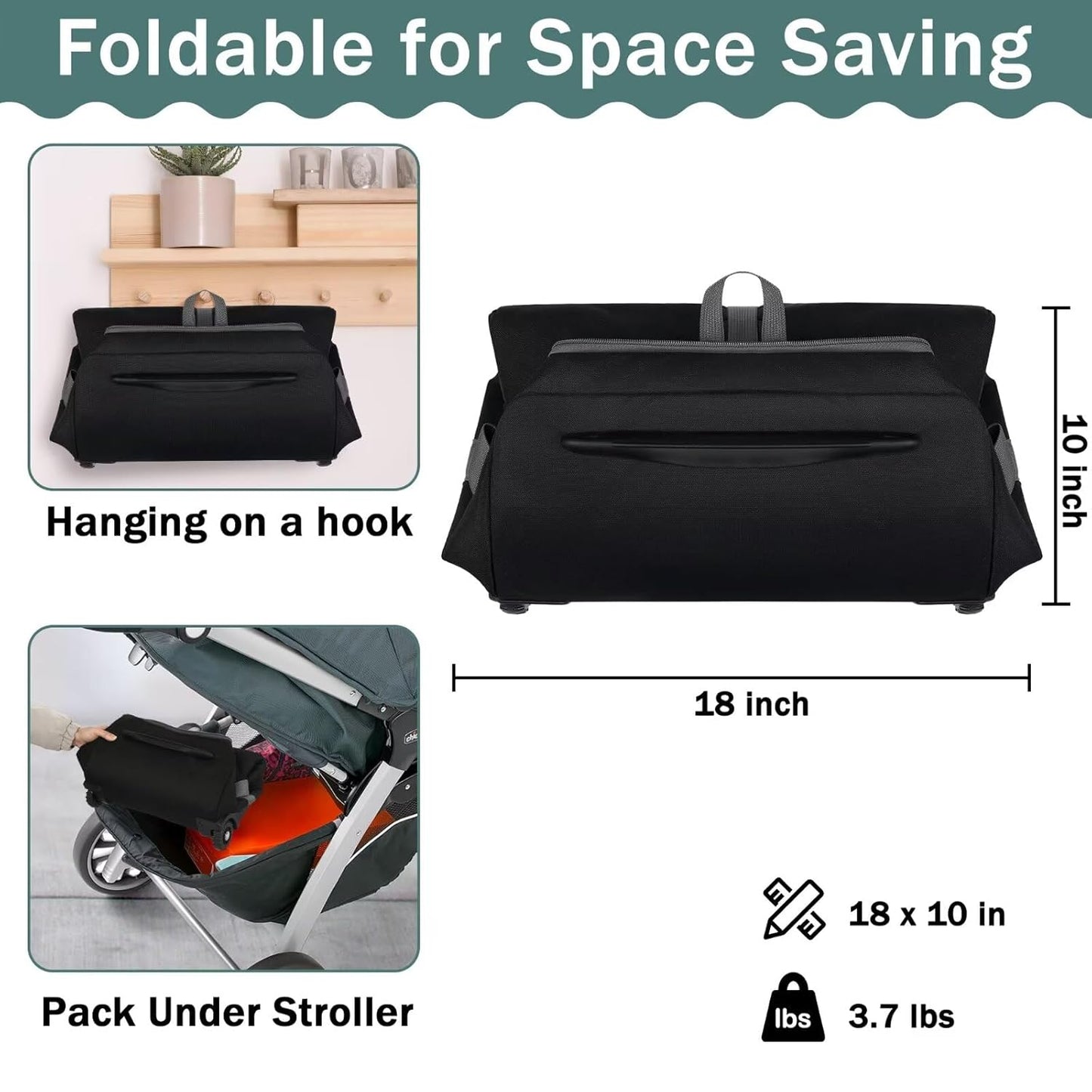 Infant Car Seat Travel Bag Fit Doona Car Seat Stroller and Base, Chicco Keyfit 35 and Base, Doona Travel Bag with Wheels, Padded Car Seat Bags for Air Travel, Nuna Travel Bag with Zipper Pocket