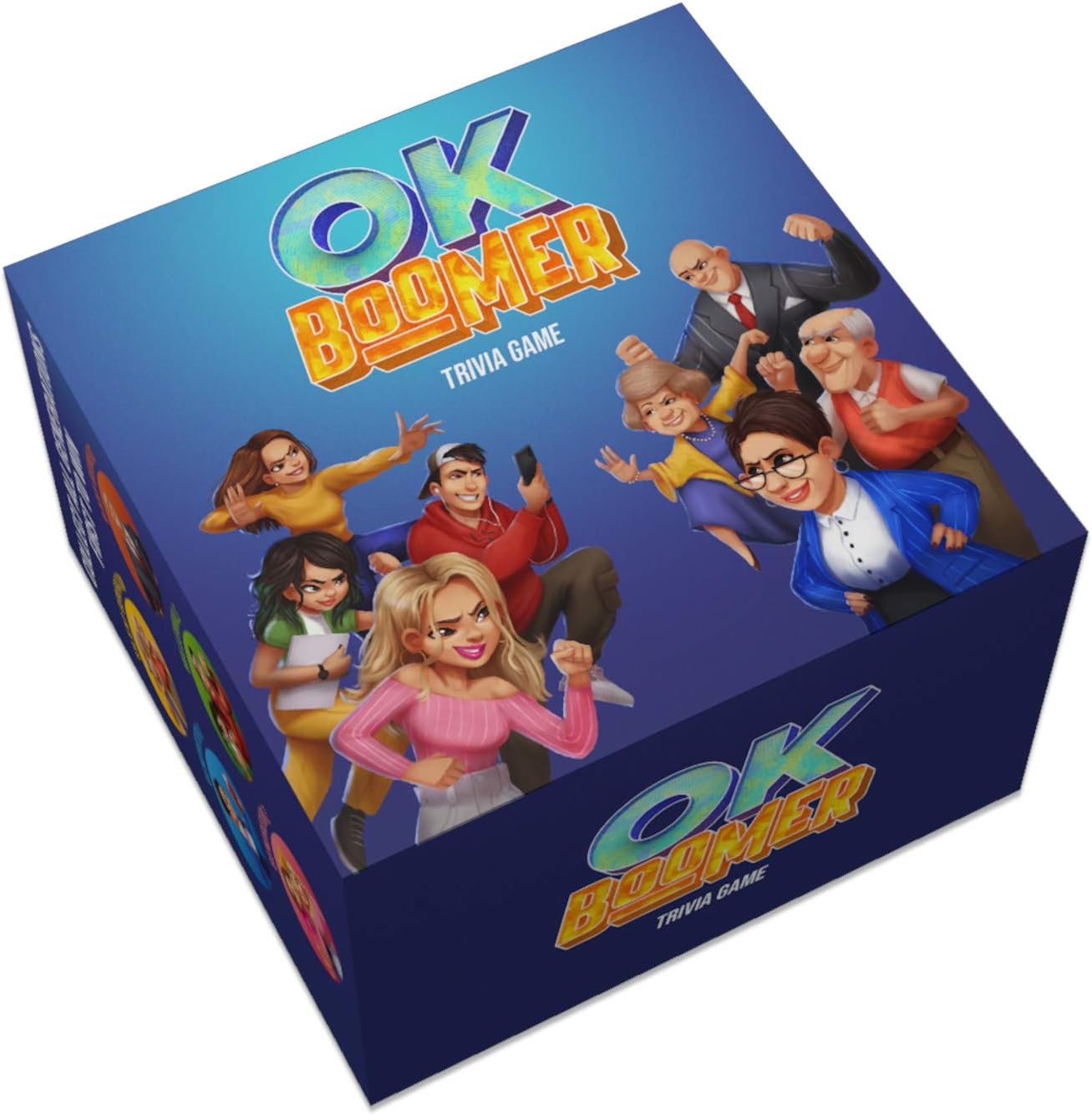 QUOKKA OK Boomer Family Generation Game Volume II - Board Game for Family Night - Trivia Card for Adults and Families - Fun Party Millennials vs Boomers for Ages 15+