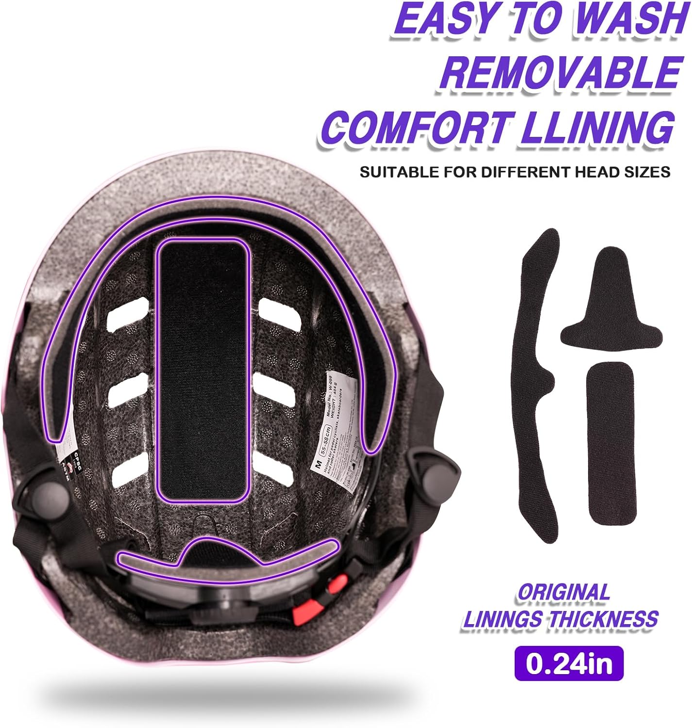 Adjustable Kids Bike Helmet with Knee Pads Elbow Pads Wrist Guards for Age 3-5-8-14+ Youth/Teens,Ventilation Multi-Sport Scooter Roller Skate Rollerblading Skateboarding Climbing Cycling