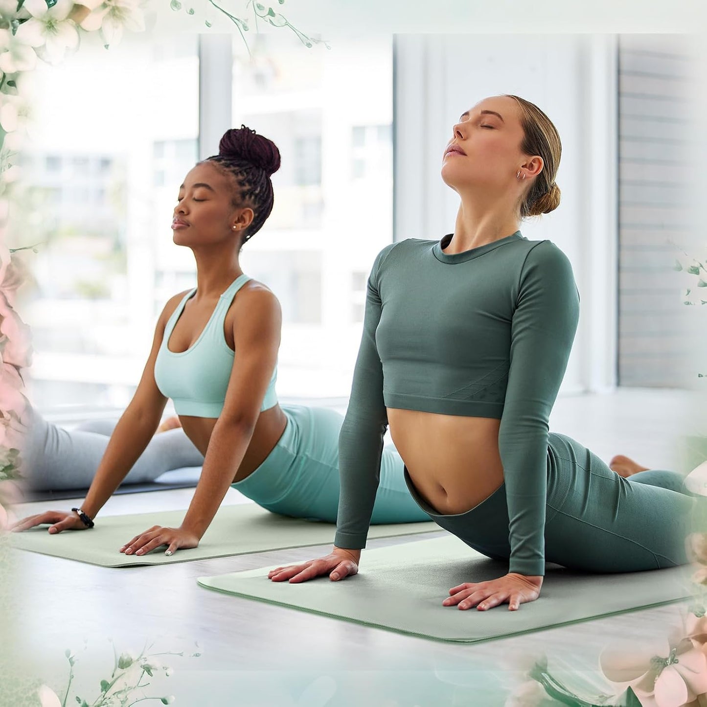 Timgle 6 Pcs 10mm Thick Yoga Mat Bulk, 68 x 24 Inches, Anti-Slip Tear-Resistant Exercise Mat for Adult Fitness, Stretching, Workout and Studio