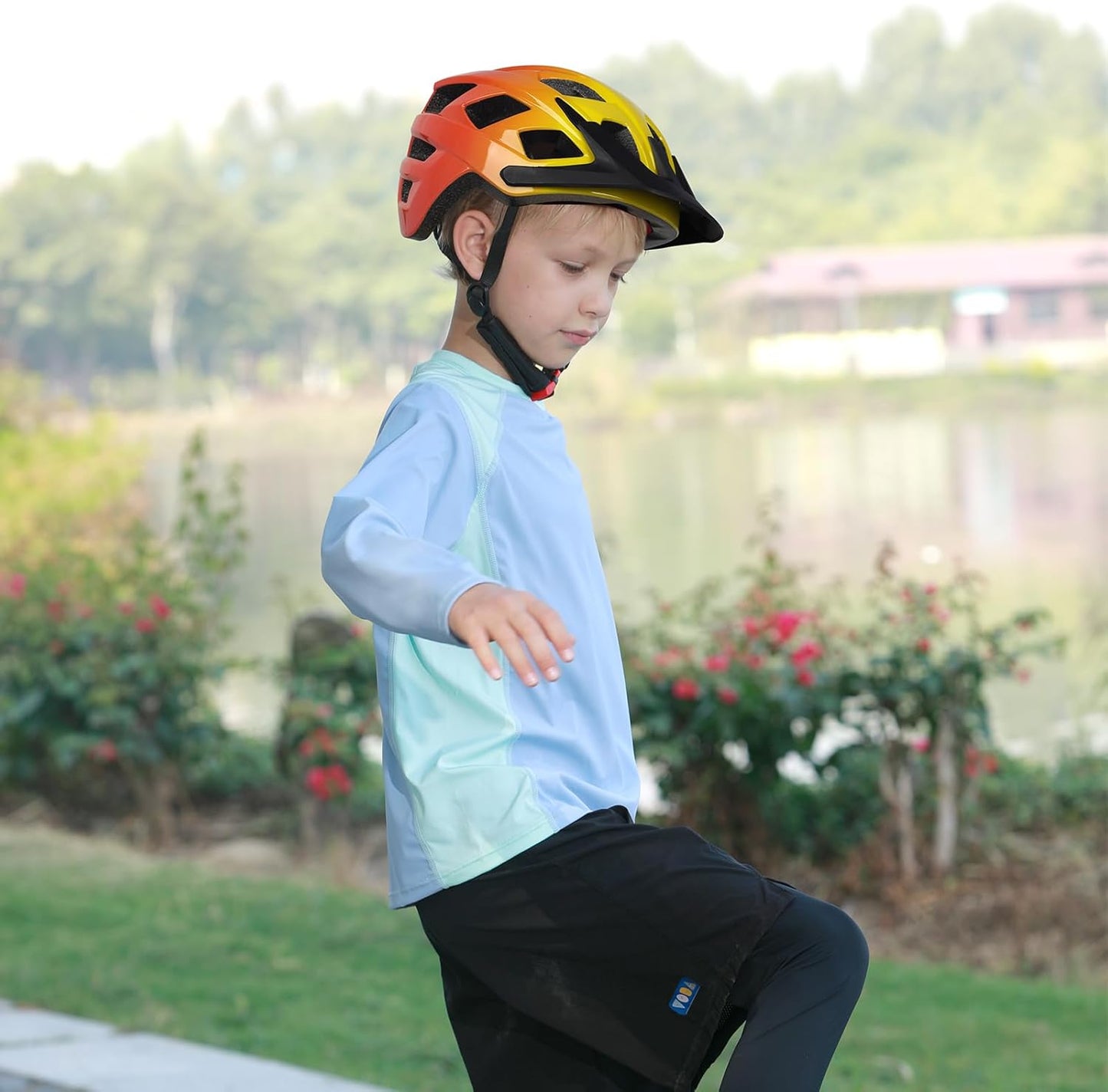 Kids Bike Helmet, 2 Size Adjustable for Youth Toddler Boys & Girls 3-5-8-10-12-14 Years, Child Helmets with Visor for Skating Cycling Scooter
