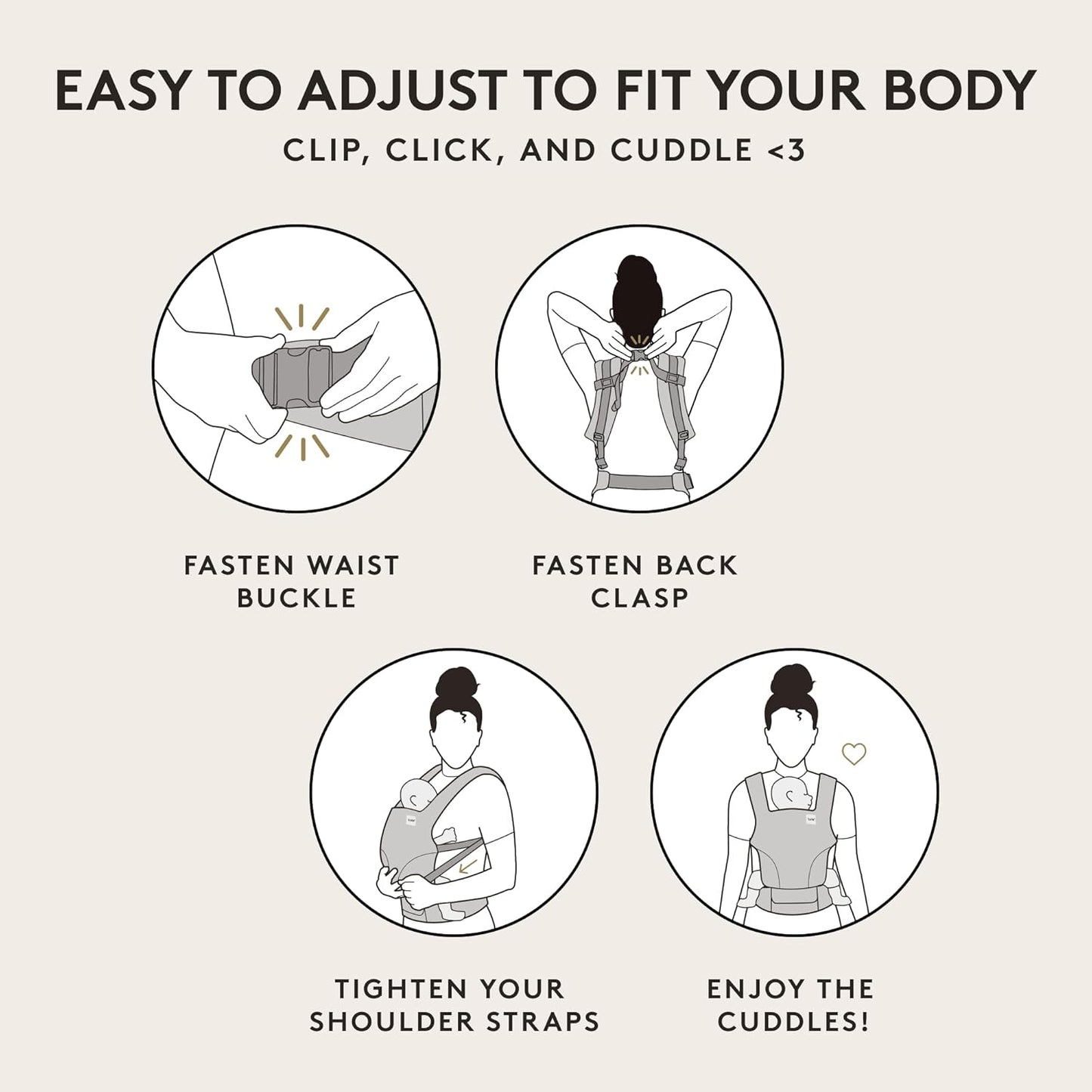 Baby Tula Explore Carriers - Breathable Baby Carrier Newborn to Toddler - Adjustable Toddler Carrier - Multiple Ergonomic Positions Front and Back - Ergonomic Fit for 7-45 lb - Mesh, Olivia