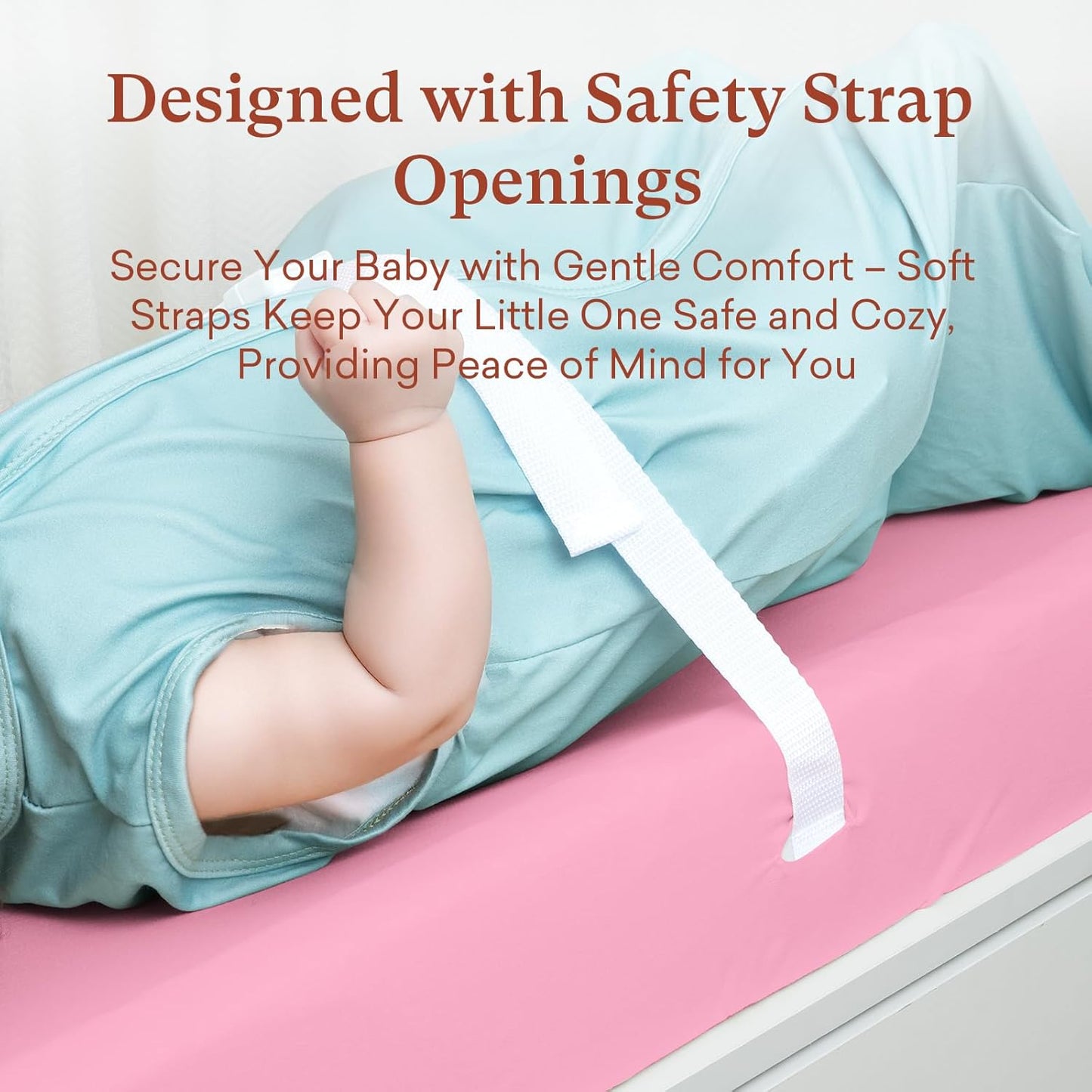 Changing Pad Cover (2-Pack) for Baby Girls Boys, Soft Fitted Diaper Changing Table Covers, Nursery Sheets Liner