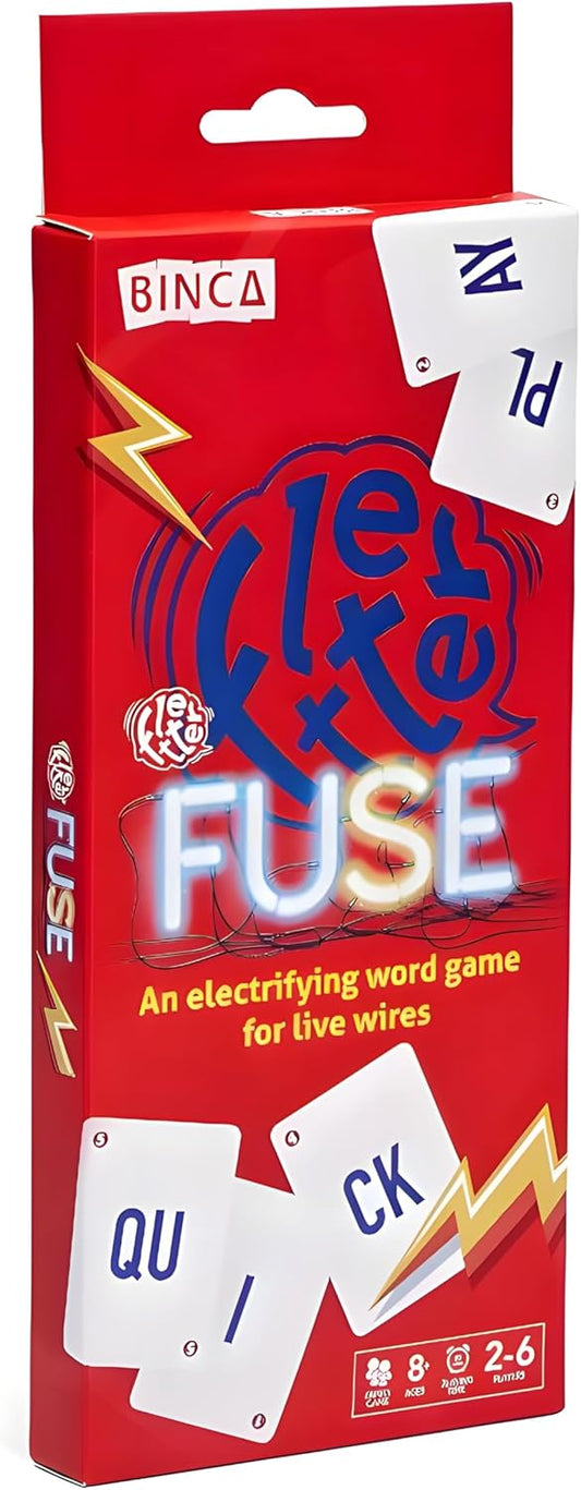 Card Game - Fletter Fuse, Fast-paced Word Game for All Ages, Fun for Family Game Night, Vocabulary Building, Gifts for Kids Ages 8, 9, & 10 Years