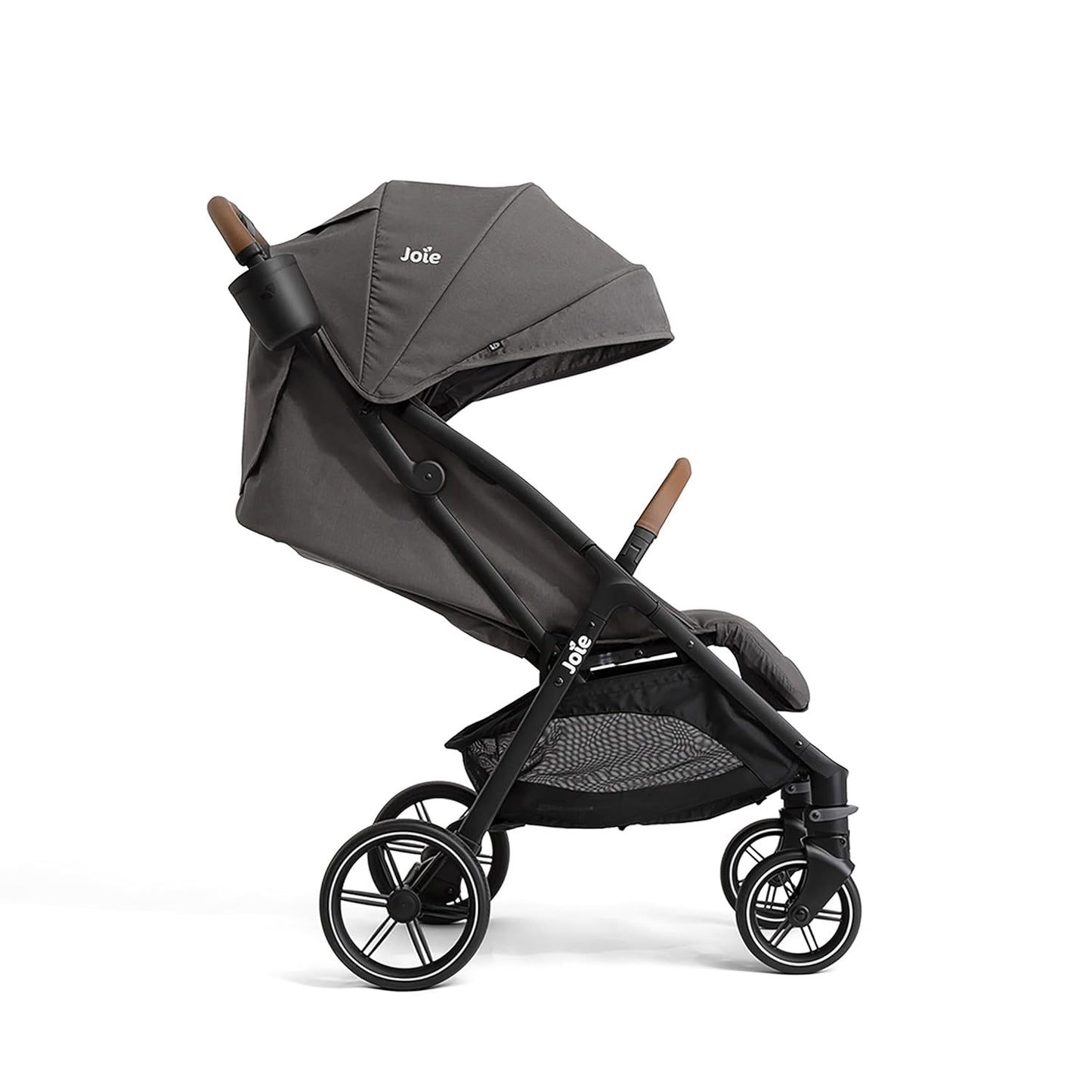 Joie Nutmeg Compact Stroller – Lightweight and Compact Stroller with One-Hand Fold (Thunder)