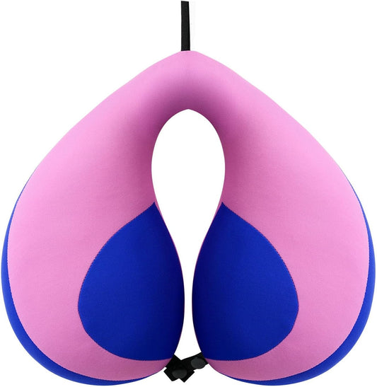 MOOB Kids Pillow Neck Pillow for Car & Airplane, Traveling Gifts for Toddler & Children U-Shape Car Seat Head Travel Neck Pillow Dark Purple