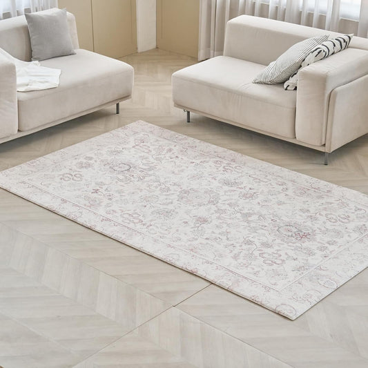 Baby Care Soft Rug (Prestige, Ikat - Tebriz) 98'' x 59'' Original One-Piece Reversible Rollable Waterproof Play Mat for Infants, Babies, Toddler, and Kids