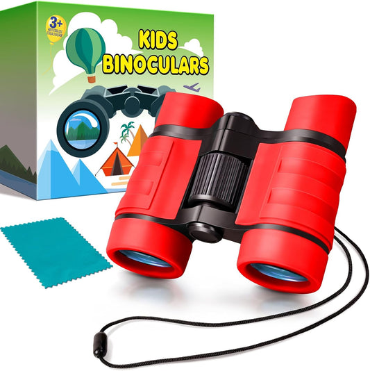 Kids Binoculars, Ages 3-12, Perfect for Bird Watching, Camping, Outdoor Exploration