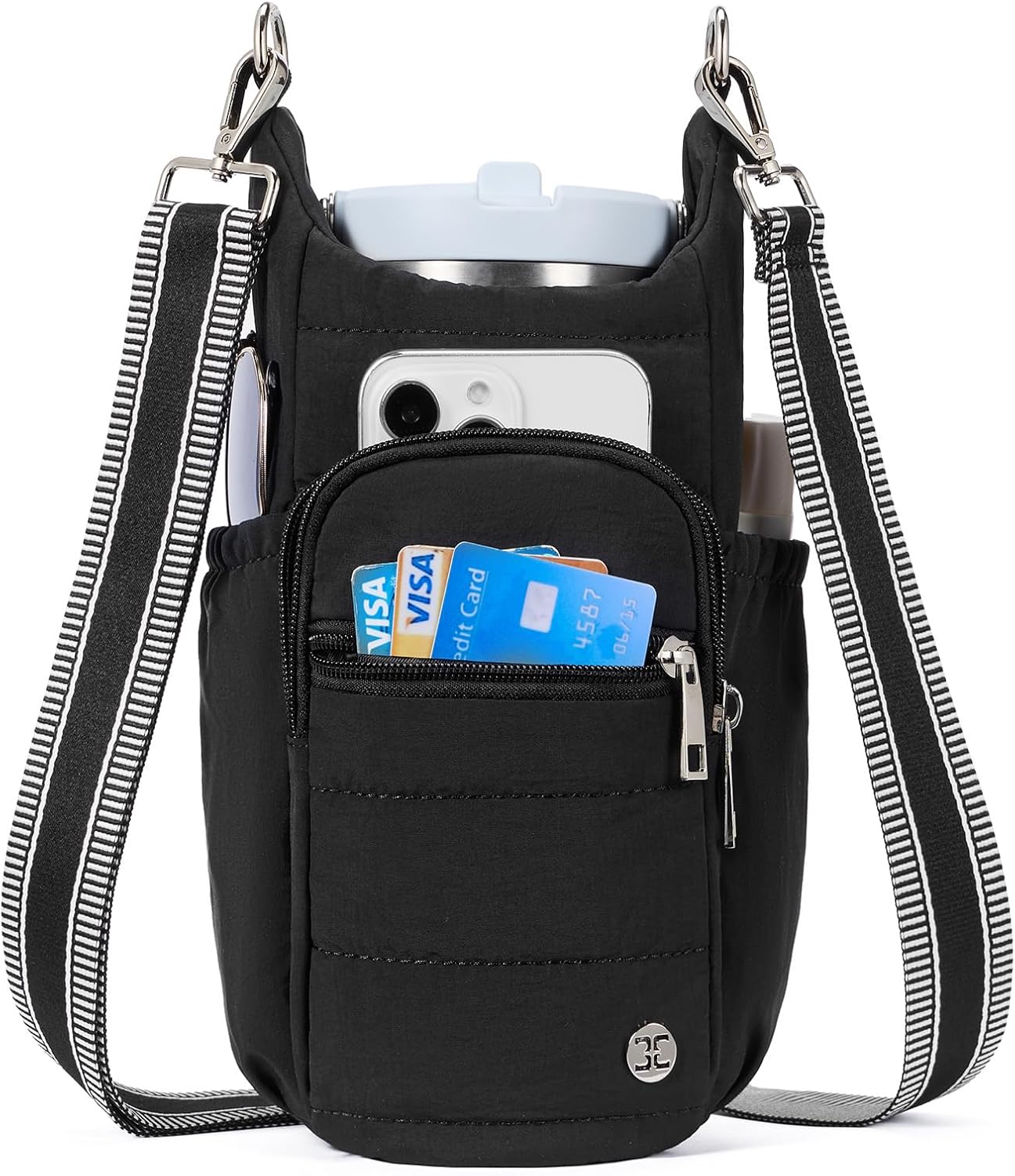 Telena Water Bottle Holder with Strap RFID Crossbody Bags for Women for Walking, Hiking, Cycling