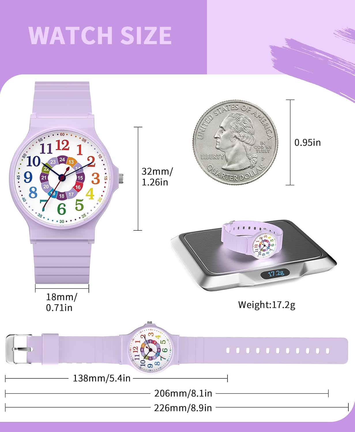 Kids Analog Watch Boys Girls, 30M Waterproof, Sports Watch for Boys, Easy to Read Children's Thin Dial Wrist Watches with Soft Band, for Ages 5-15 Kids Great Birthday Gifts Christmas Day