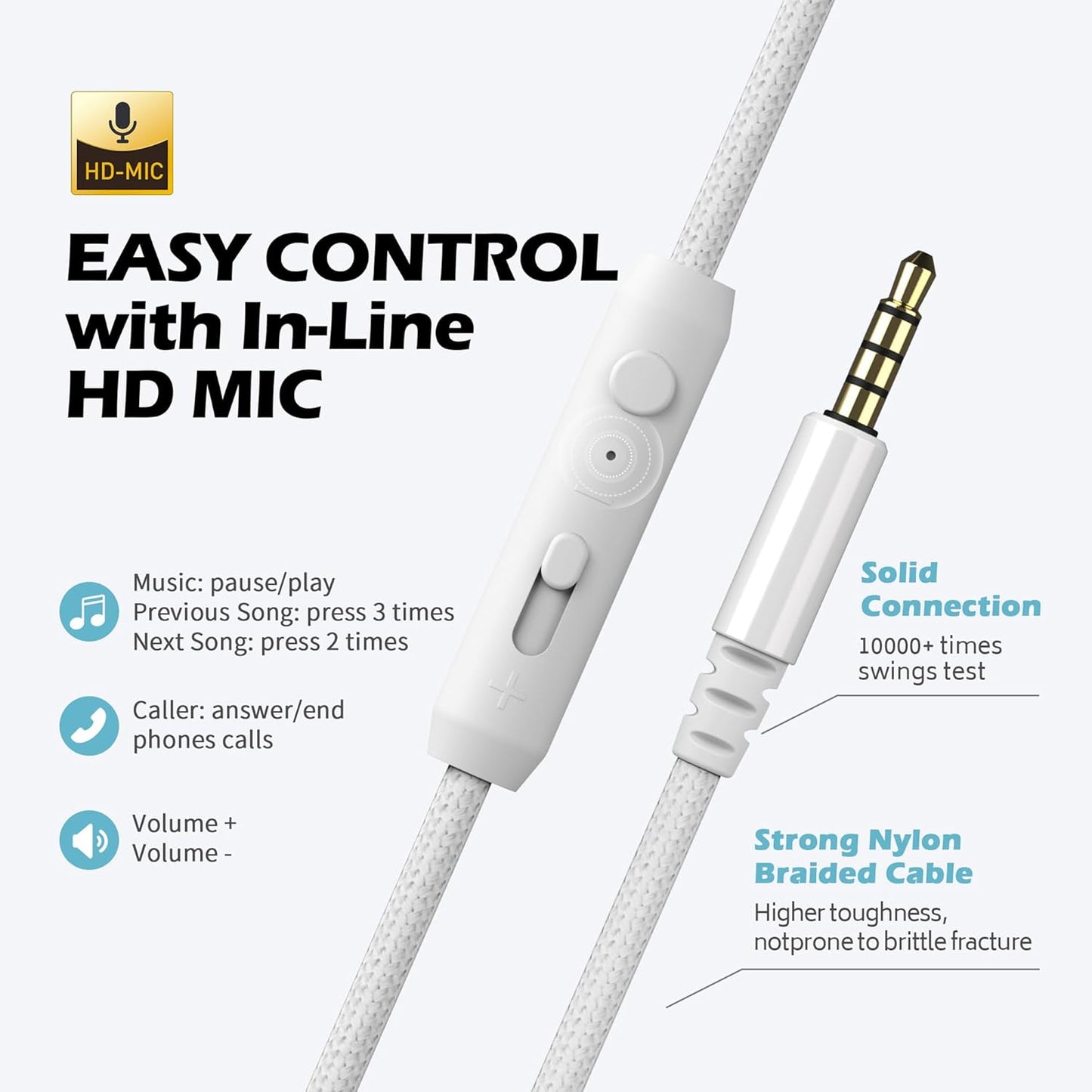 AILIHEN C8 Headphones Wired, On-Ear Headphones with Microphone and Volume Control, Corded 3.5mm Headset for Boys Girl School Smartphones Chromebook Laptop Computer Tablets Airplane Travel (Lime Green)