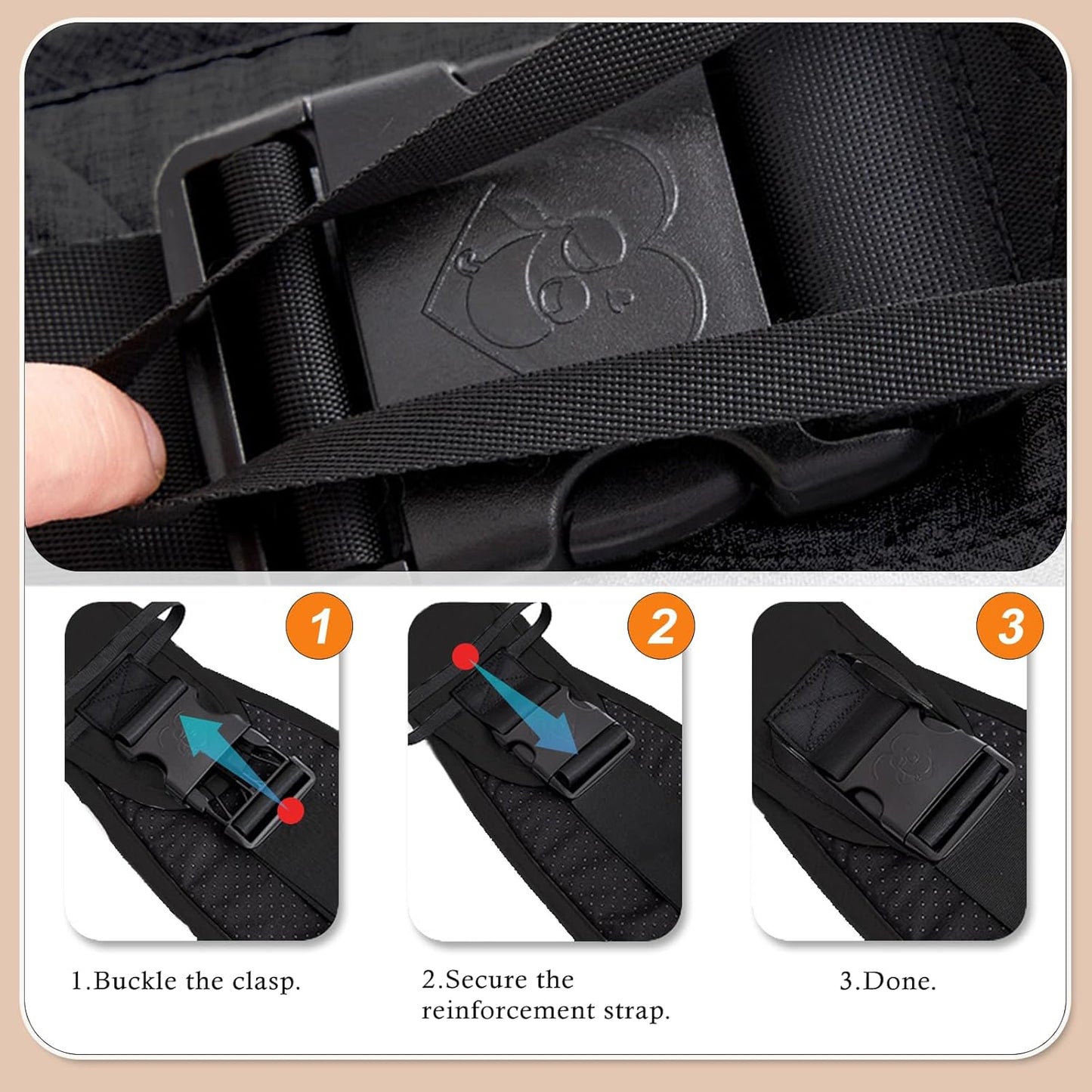 Baby Carrier Newborn to Toddler - Adjustable Sling Carrier for 25-60lbs, Comfortable Hands-Free Carrying (Black)