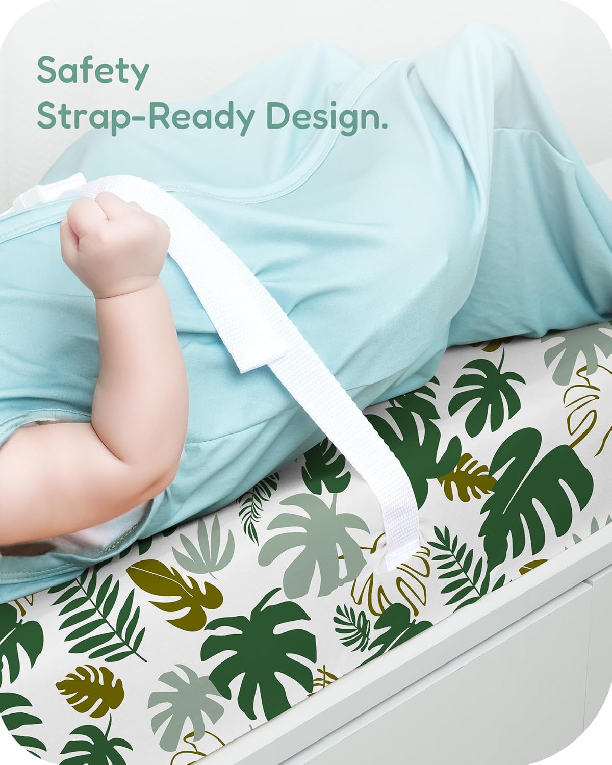 Extra Stretchy Changing Pad Cover, Ultra Soft Premium Jersey Knit Changing Pad Sheets, Unisex for Boys Girls, Fits All Standard Changing Tables/Dresser Tops - 2 Pack