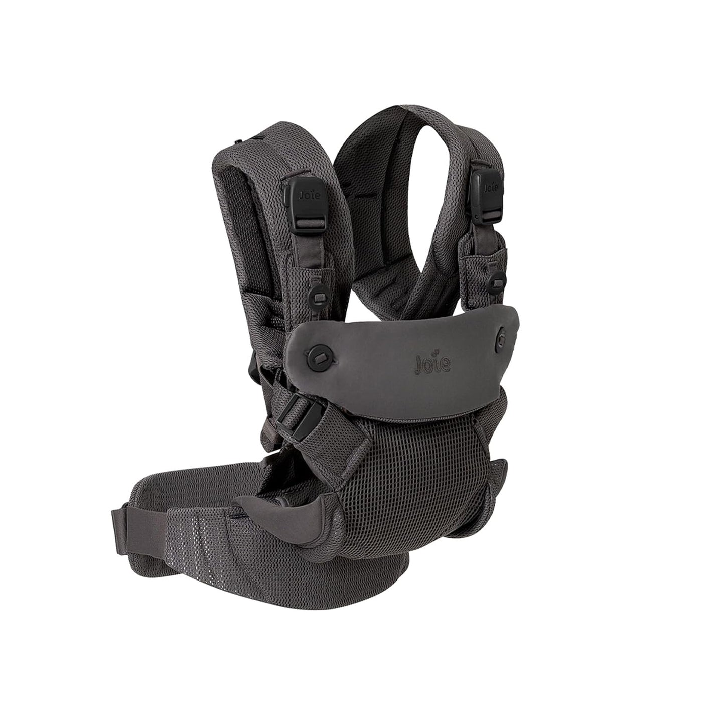Joie Savvy Air 4-in-1 Mesh Baby Carrier – Breathable, Ergonomic Baby Carrier with 4 Carry Positions, Cooling Mesh Fabric, Padded Straps, and Lumbar Support (Cinder)