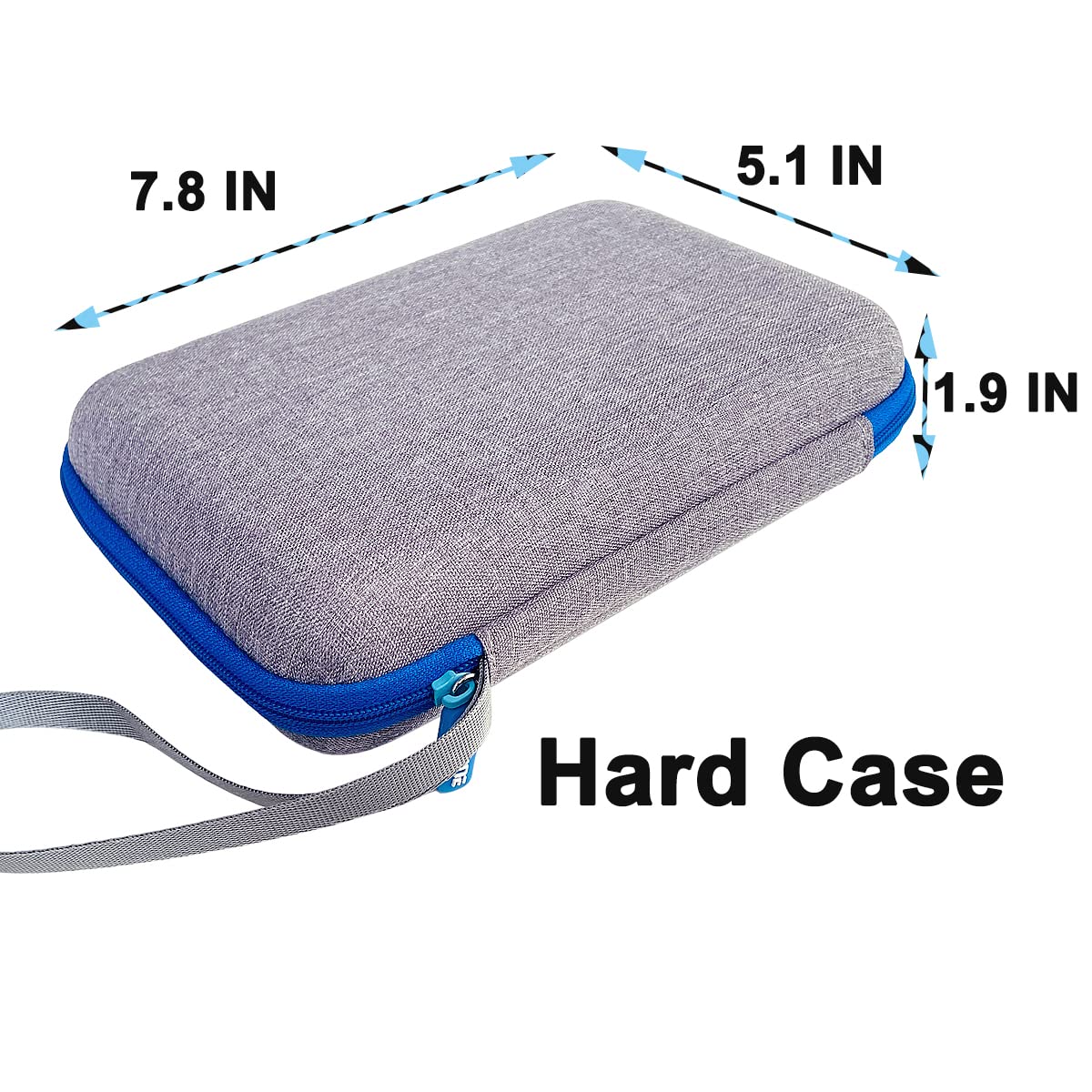 JCHPINE Hard Carrying Case for GiiKER Super Slide Brain Games, Protective Storage Holder for GiiKER Brain Teaser Puzzles Interactive Handheld Game Console Accessories (Blue Case Only)