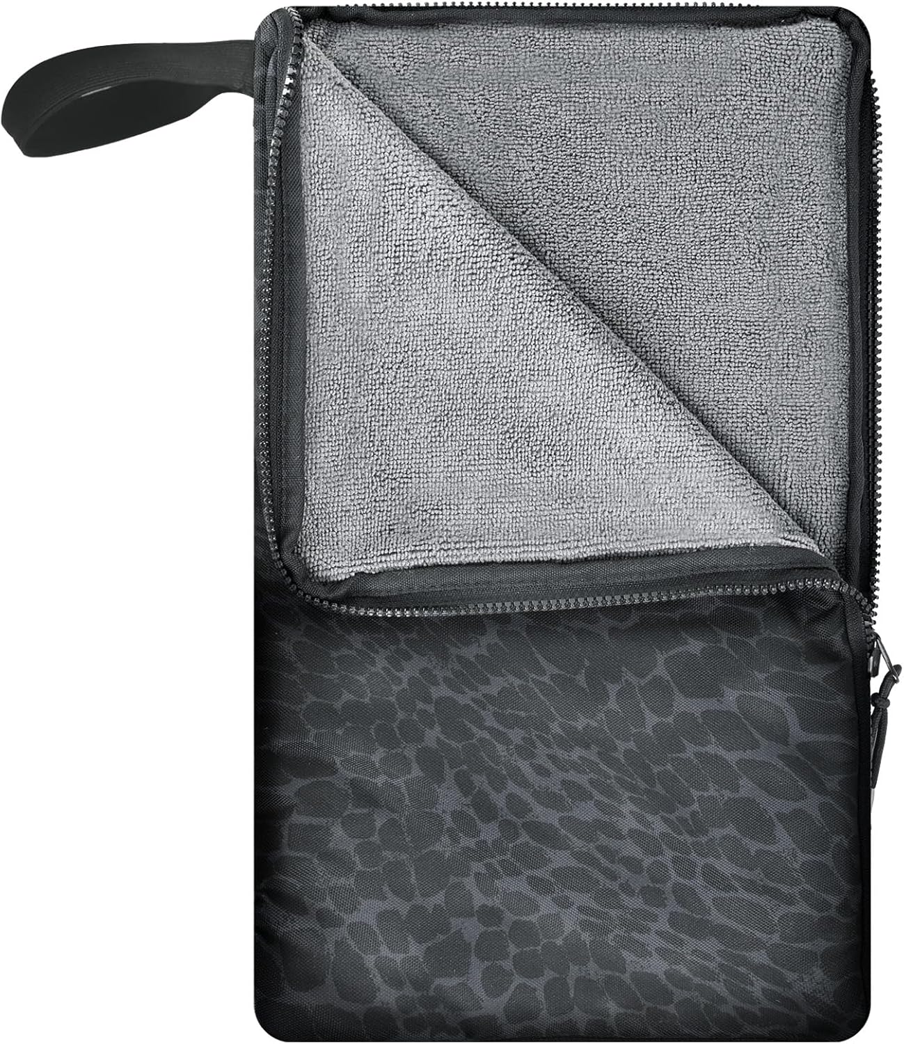 Wet Bag, Wet Dry Bag, Wet bag for swimsuit,Travel, Beach, Pool, Diapers, Dirty Yoga Gym Clothes, Waterproof Embedded Towel Wet Bag(Fleece)-Leakproof Wet Clothes Bag, Beach Travel Essentials