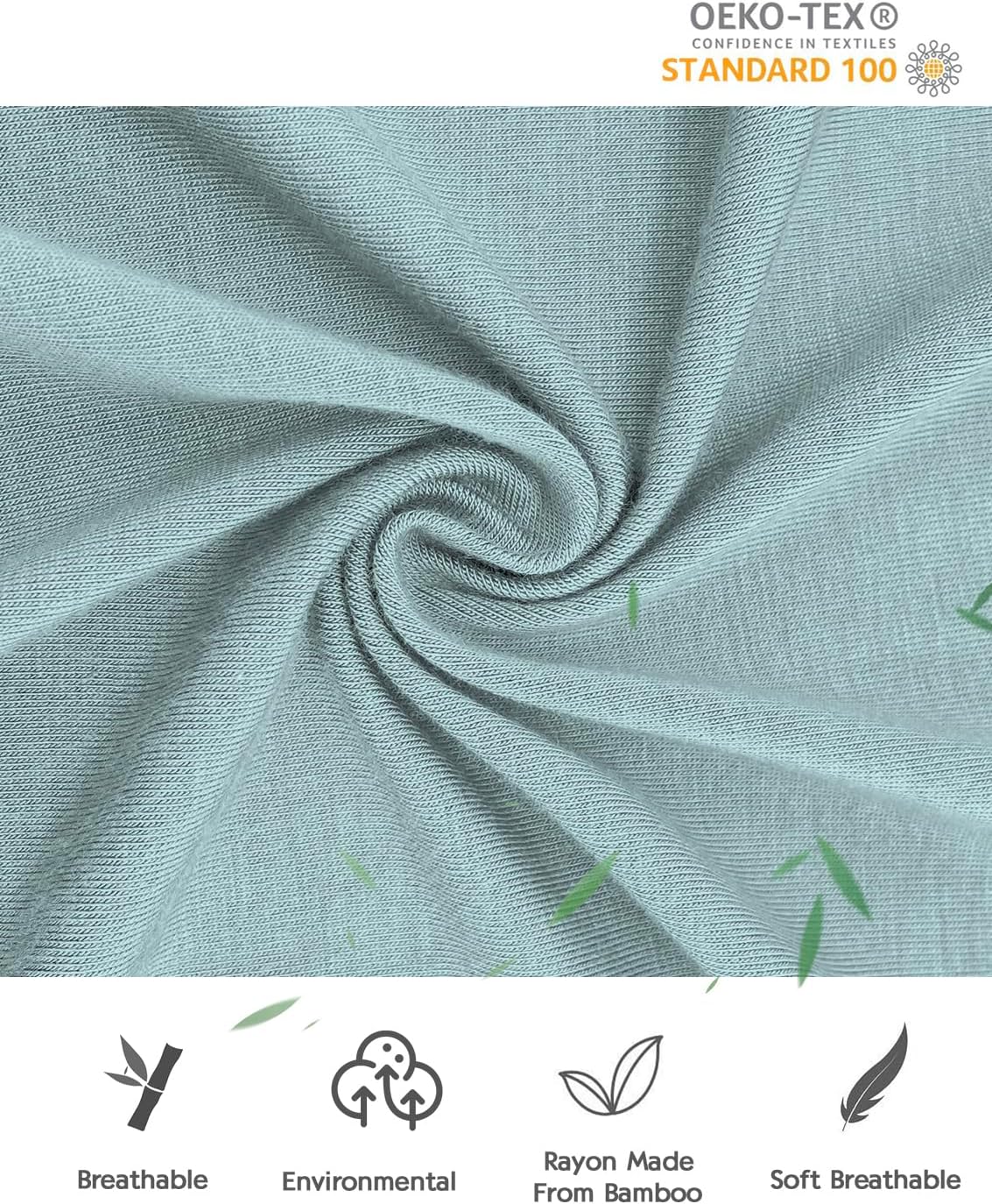 Jimonda Bamboo Baby Pajamas,Unisex Boys Girls One-Piece Footies,Long Sleeve Sleepers 2-Way Zip closure Romper