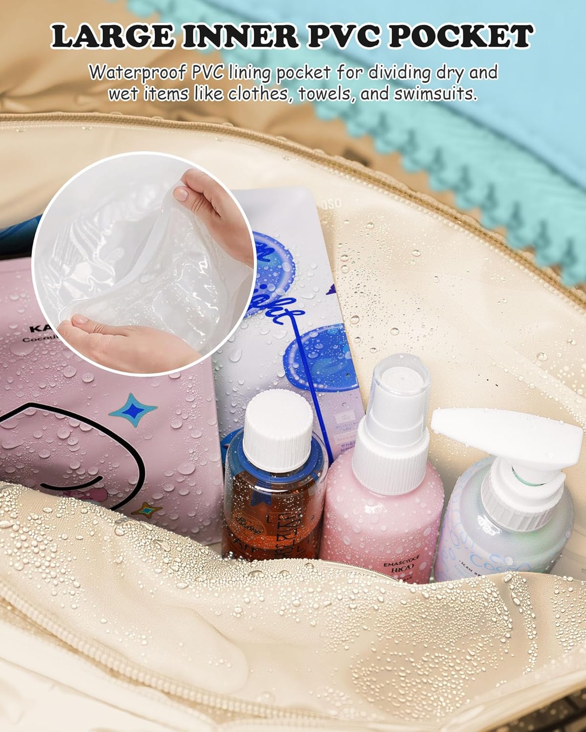 Duffle Bag, Weekender Bags for Girl，Initial Overnight Bag with Wet Pocket，Lightweight Dance Bags Personalized Gymnastics bag with Makeup Pouch-Birthday Gifts for 10 11 12 13 Year Old Girls