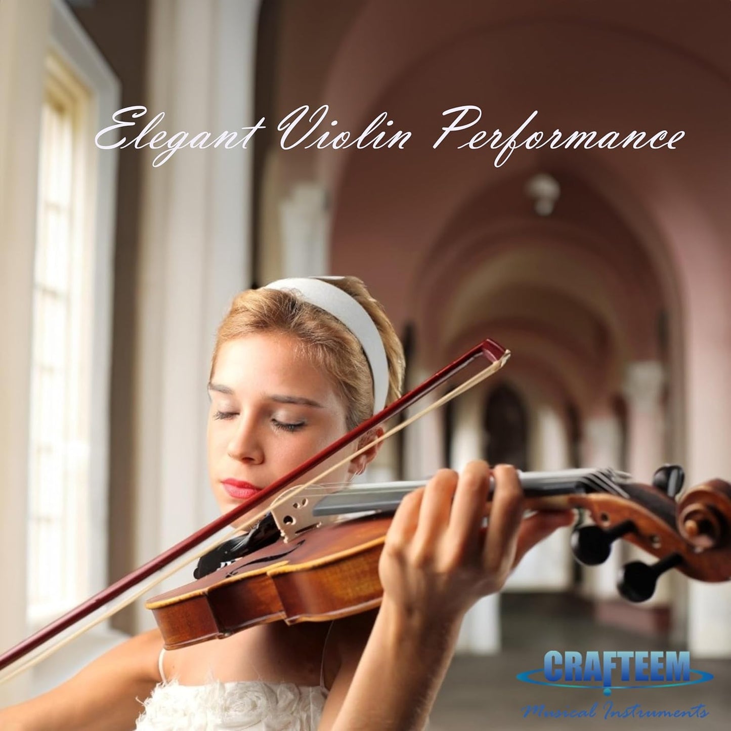 Handcrafted Premium Violin Outfit for Kids Beginner, Student, and Adults -Perfect Your Sound and Unlock Your Musical Potential with Confidence.(Matte Antique, 4/4 Full)