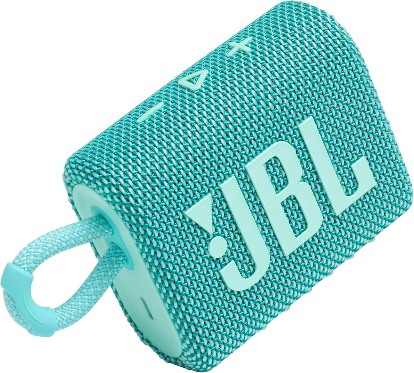 JBL Go 3 - Portable Mini Bluetooth Speaker, big audio and punchy bass, IP67 waterproof and dustproof, 5 hours of playtime, speaker for home, outdoor and travel (Teal)
