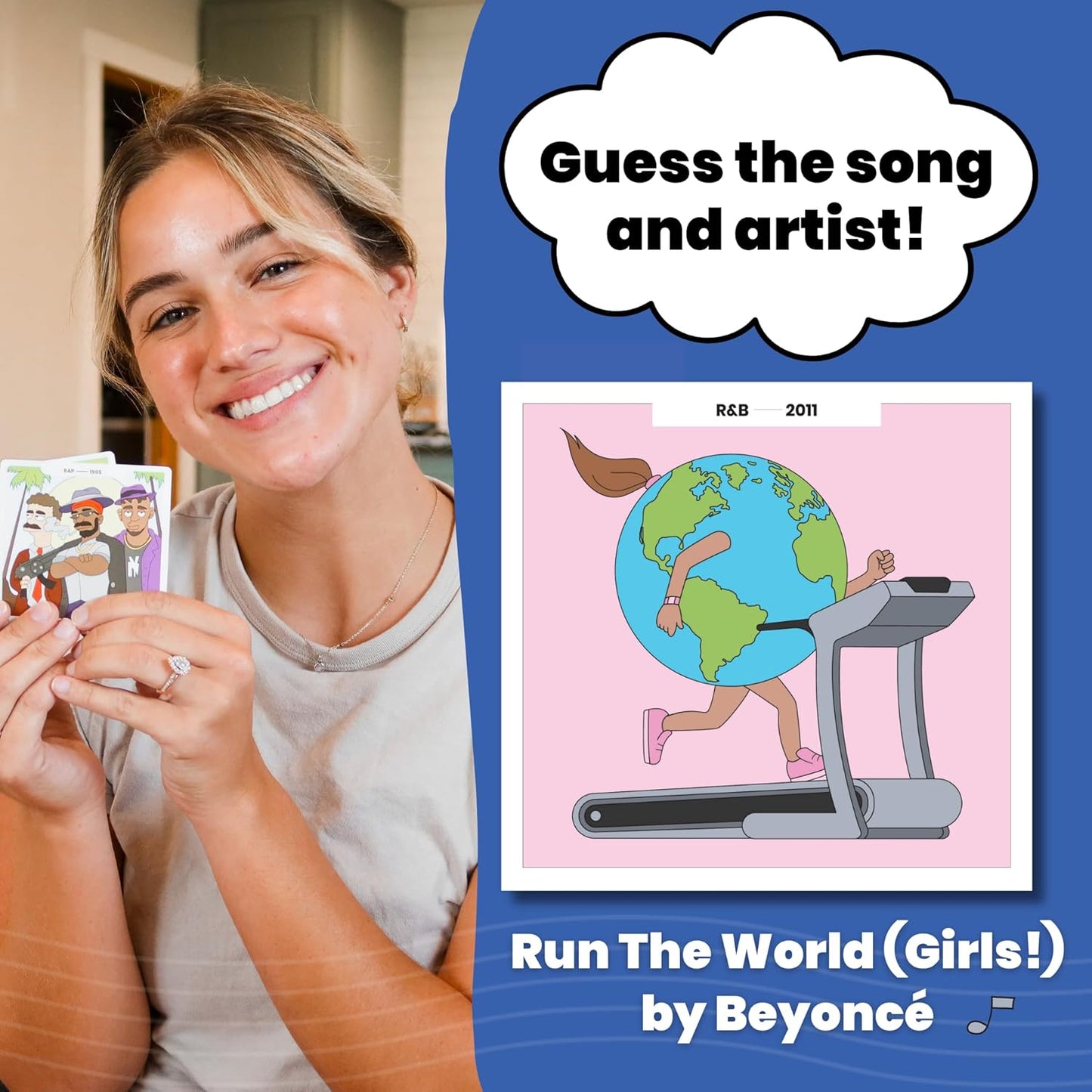 OFF TOPIC Name That Toon Music Game - Fun Party Games for 2+ Players - Adult Word Puzzle & Music Trivia Game