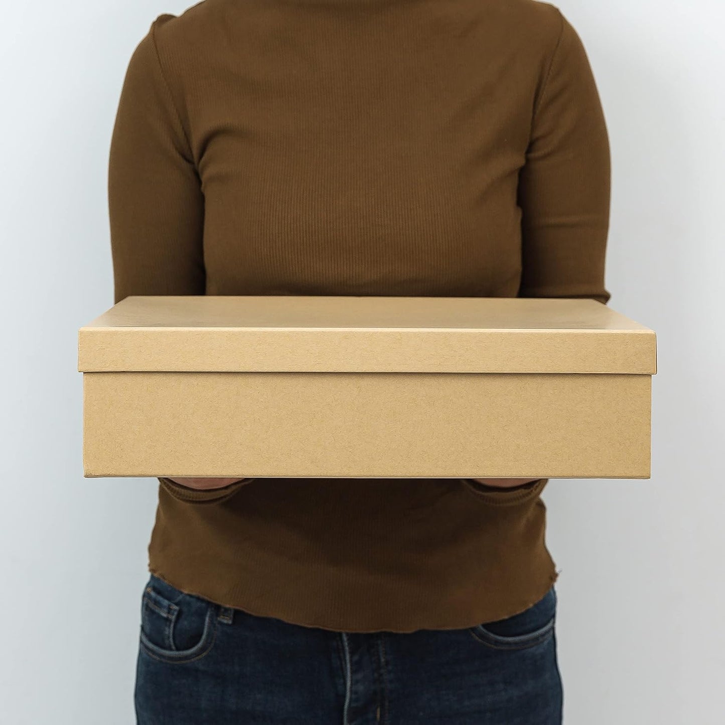 Soul & Lane Decorative Storage Boxes with Lids, Paper Storage Box Set for Keepsakes and Photos, Decorative Boxes for Home Decor, Stationery, Office Organizers, Just the Basics