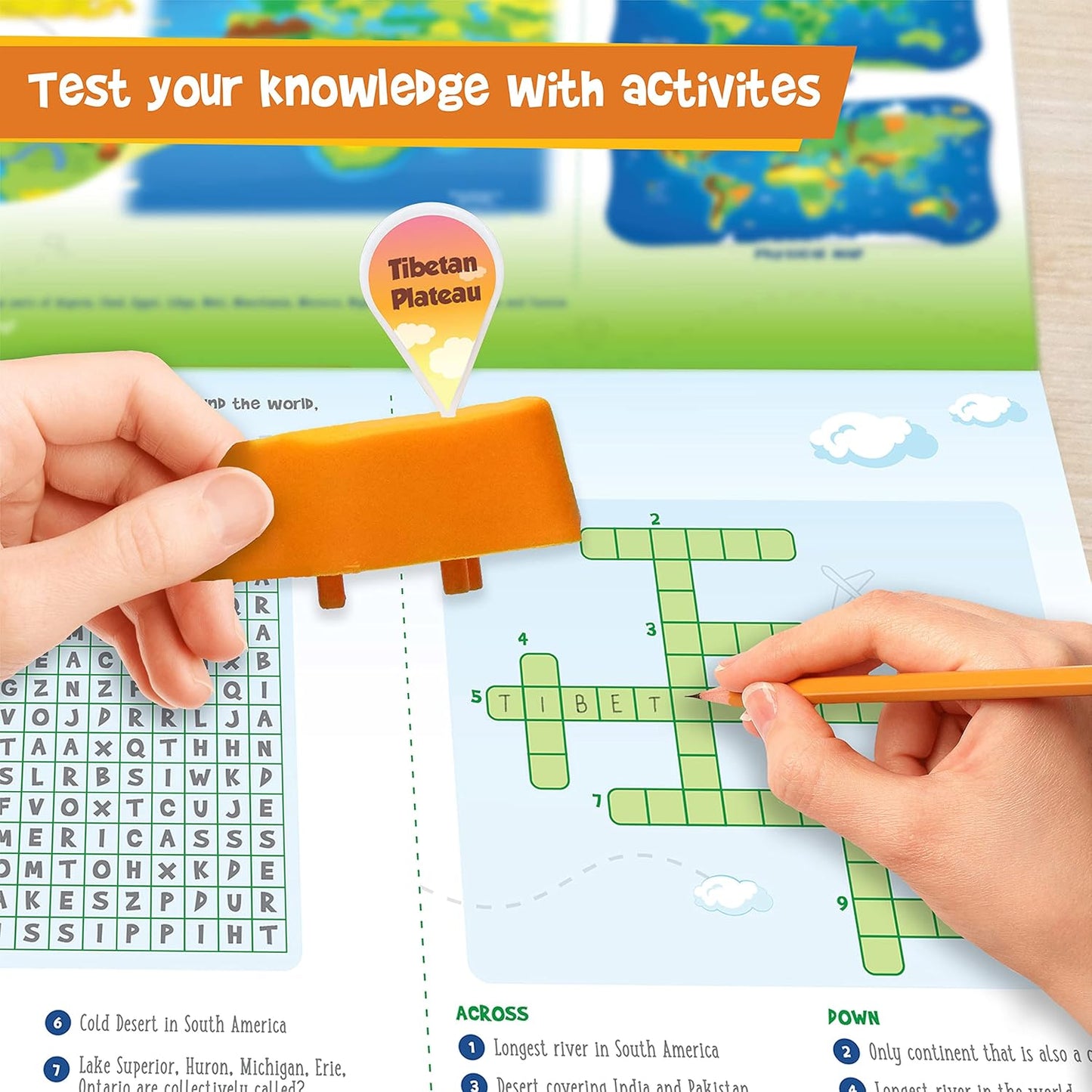 Imagimake Mapology Physical Features | World Map for Kids | 3D Puzzles for Ages 8-10 | Educational Toys for Kids 8-12 | Gifts for Boys & Girls 8-12 | Building Toys Gift for Birthday and Christmas