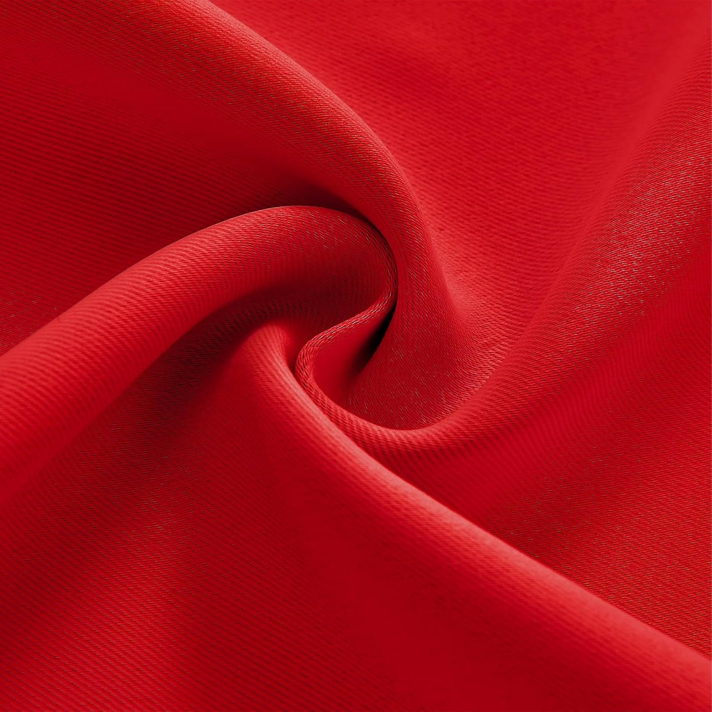 Joydeco Custom Blackout Curtains for Bedroom, 1 Panel Room Darkening Curtains & Drapes for Living Room Window Rod Pocket Back Tab (Custom Size,Red)